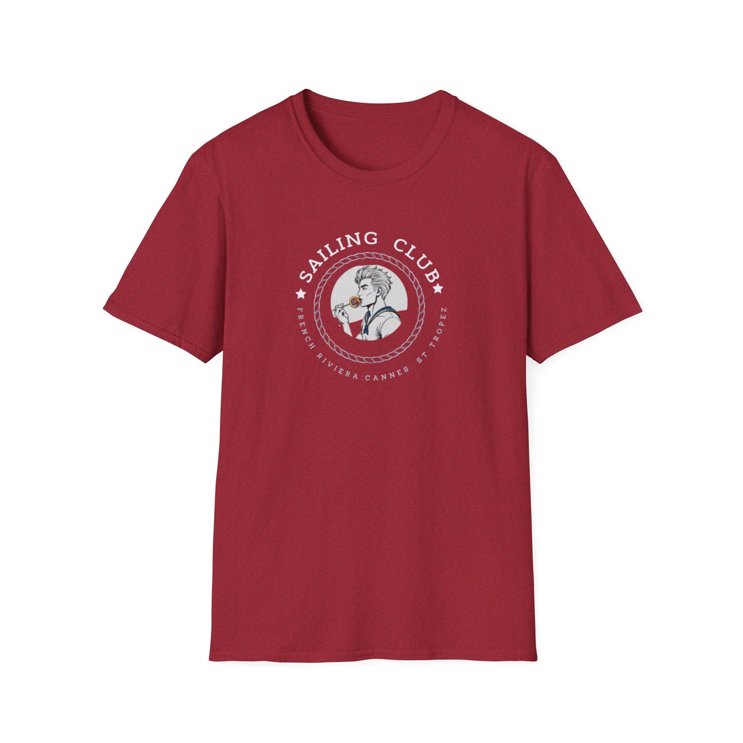 QUEER Sailing Club Unisex Softstyle T-Shirt - Fun Nautical Graphic Tee