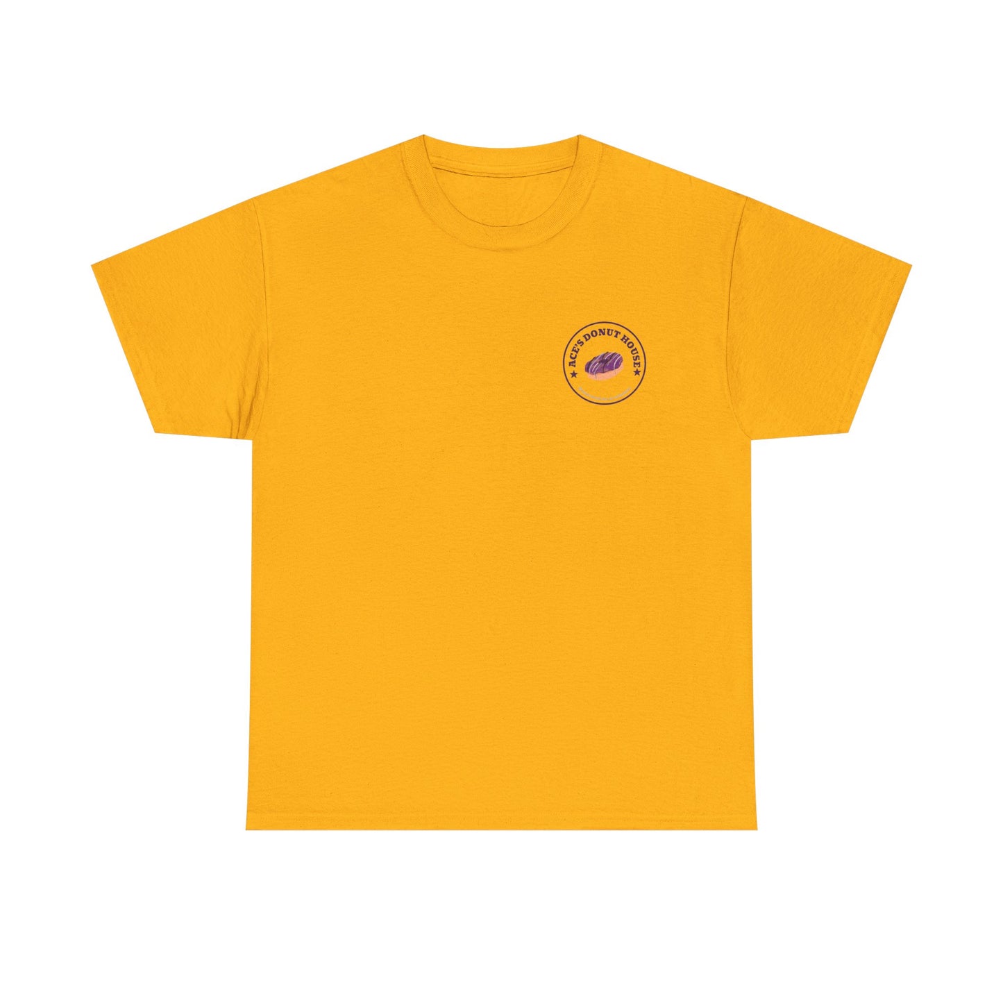 Unisex Heavy Cotton Tee - Ace and Aro fun tee "donut need sex or romance" Casual T-Shirt