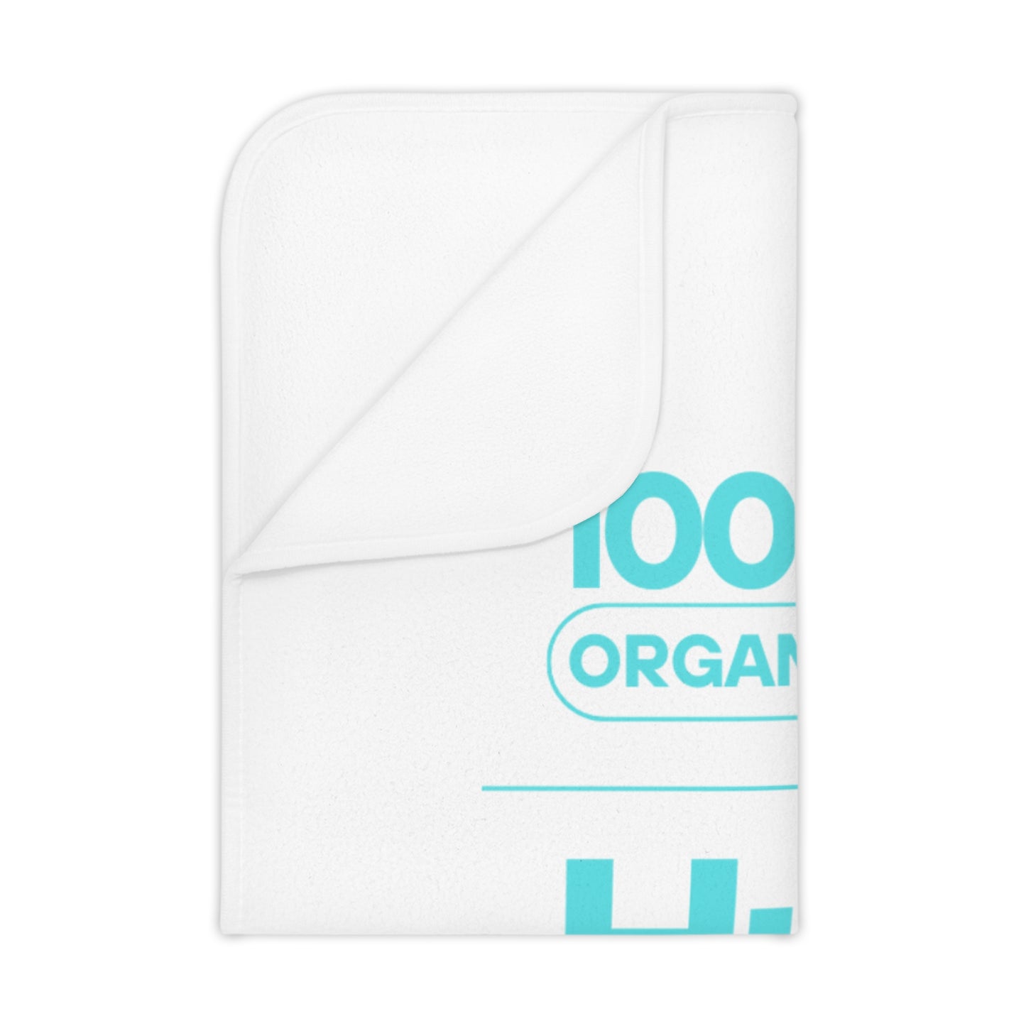 Organic Toddler Blanket – 'Human Being' Design, Eco-Friendly & Soft