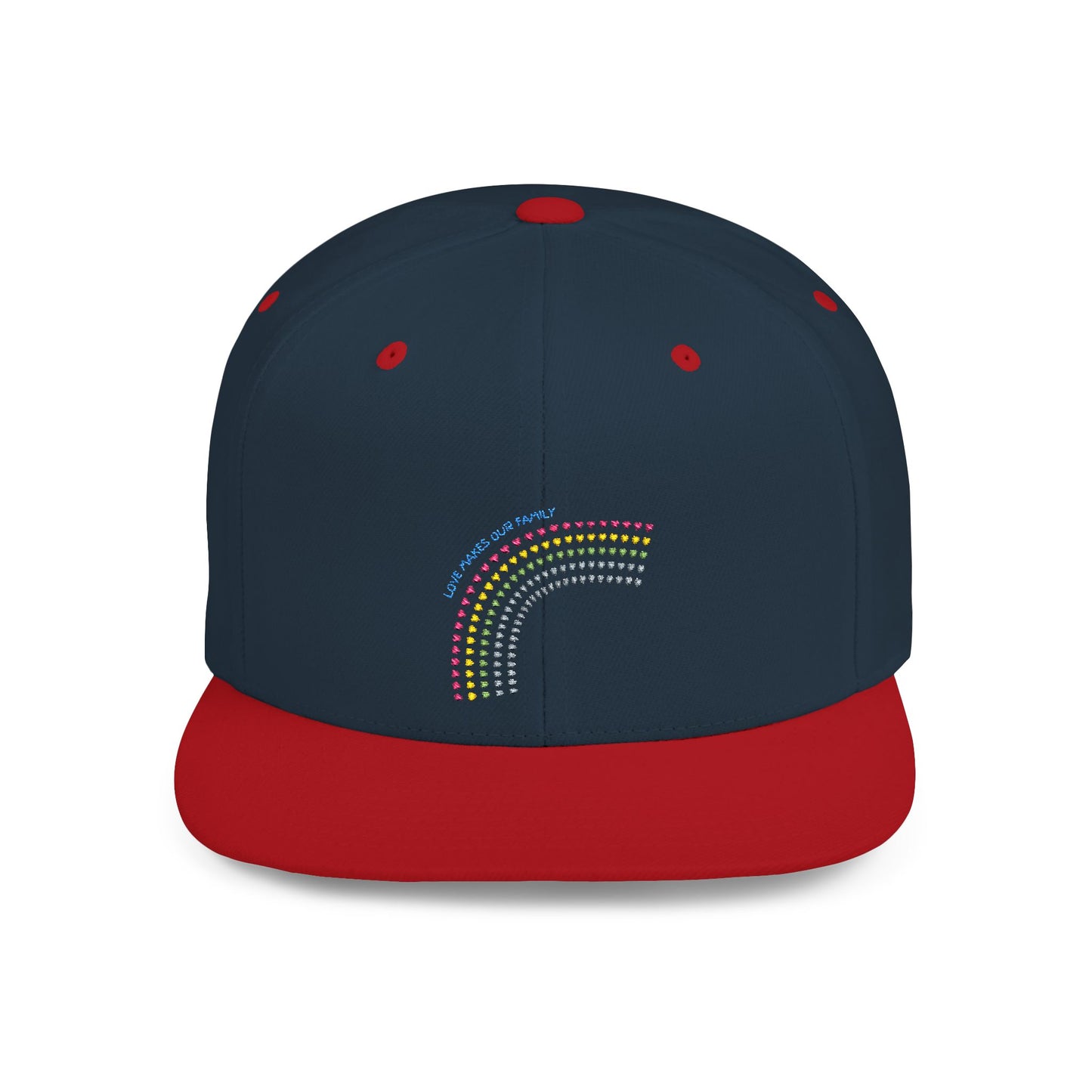 PRIDE LGBTQ+ FAMILY Snapback Cap, Fertility Awareness Hat, Embroidered Snapback, Pride Family matching caps
