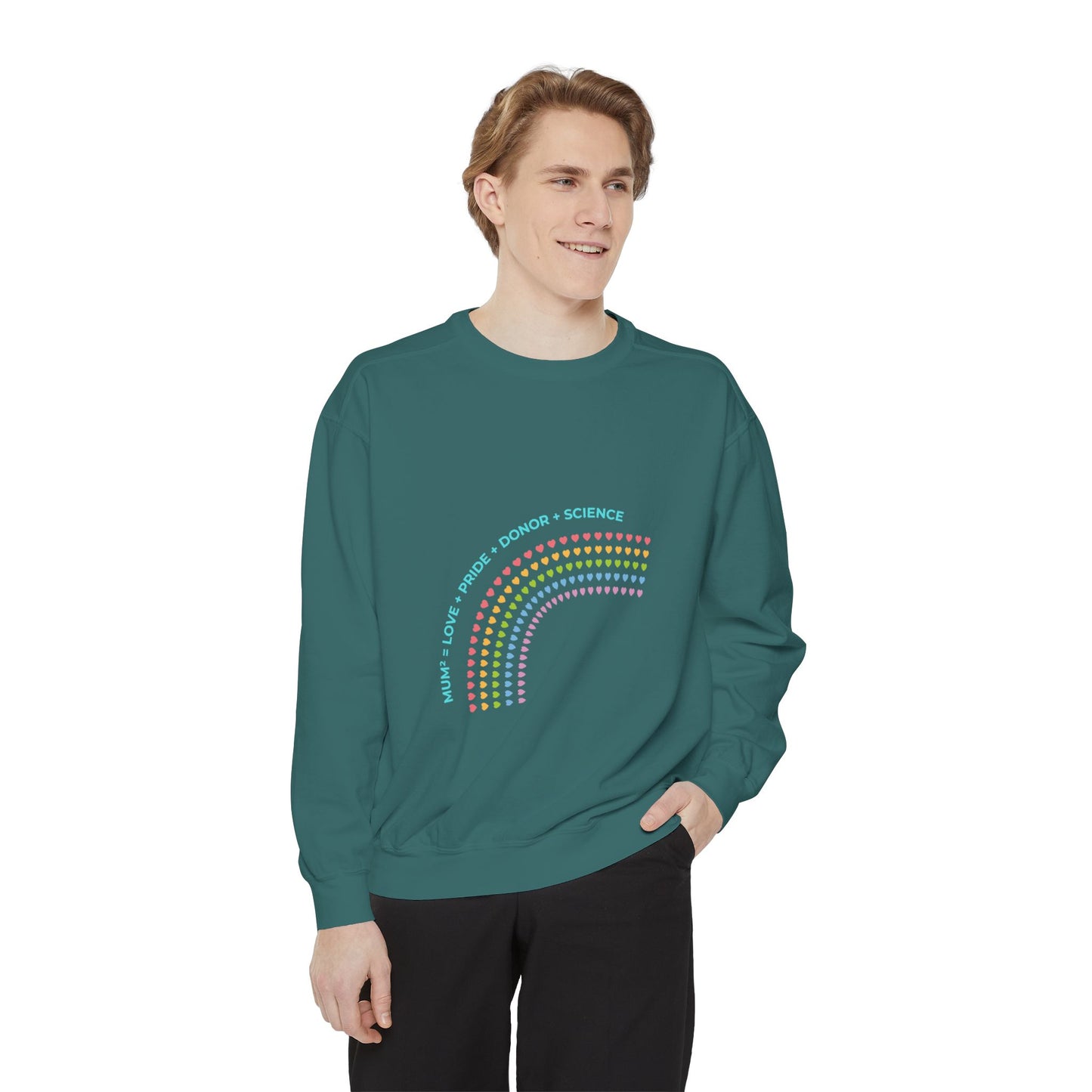 PRIDE MUMS Colorful Pride & Science Sweatshirt, Unisex Fashion, LGBTQ+ Apparel, Comfortable Casual Wear, Perfect Gift for Pride Month