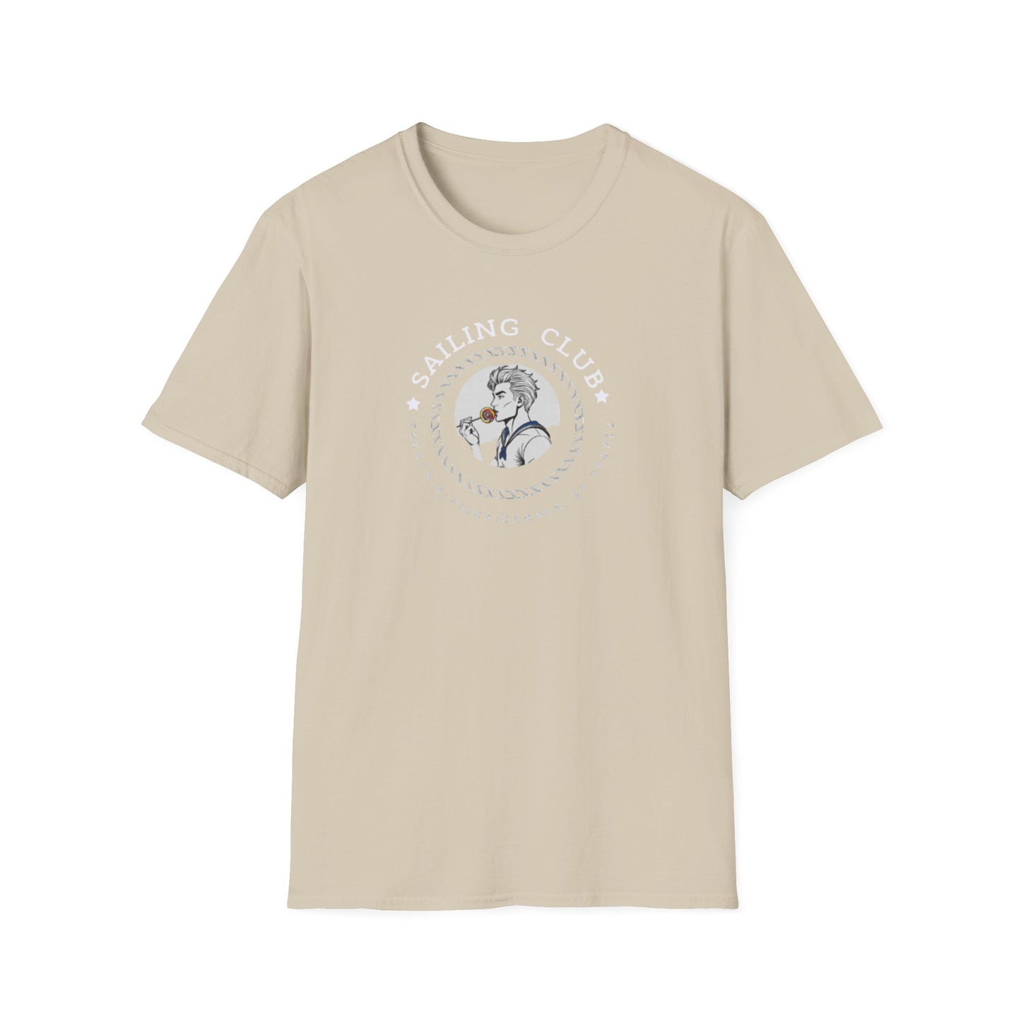 QUEER Sailing Club Unisex Softstyle T-Shirt - Fun Nautical Graphic Tee