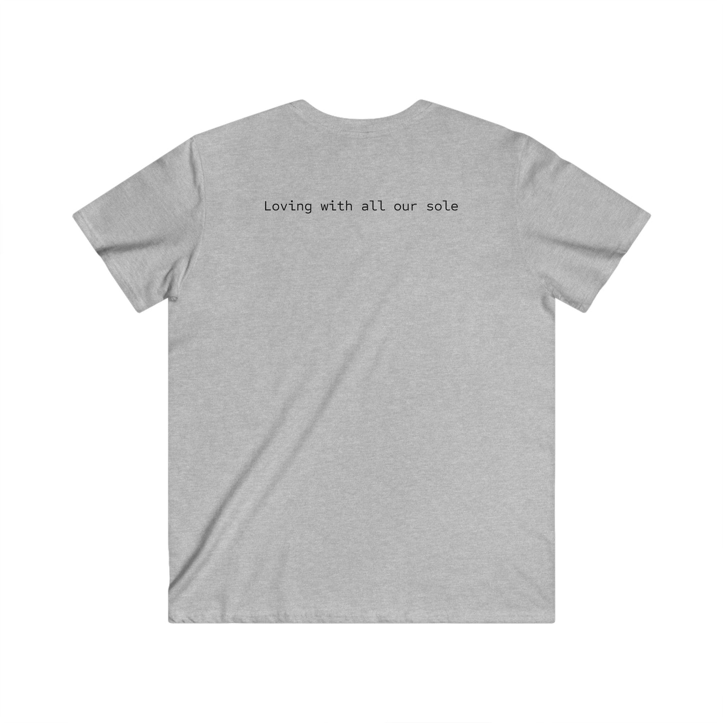 Two dads IVF Graphic Men's Fitted V-Neck Tee, Casual Wear, Pride Apparel, Summer Shirt, Unique Gift, Unisex Style
