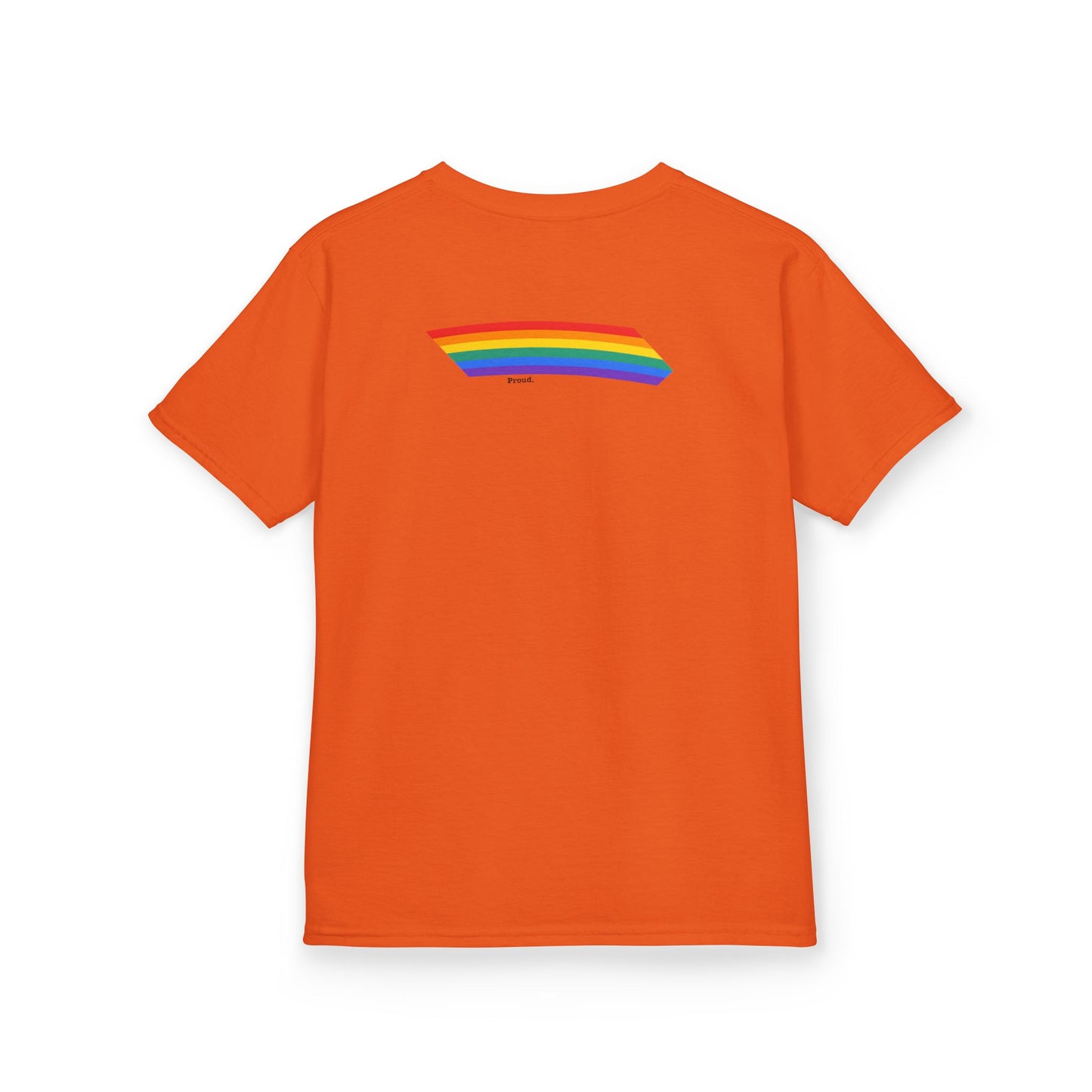 Kids Rainbow Graphic Tee - "Love out Loud" Design pride
