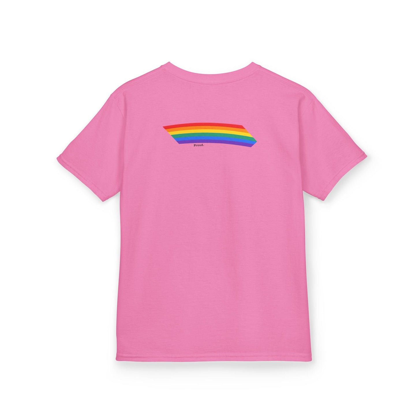 Kids Rainbow Graphic Tee - "Love out Loud" Design pride