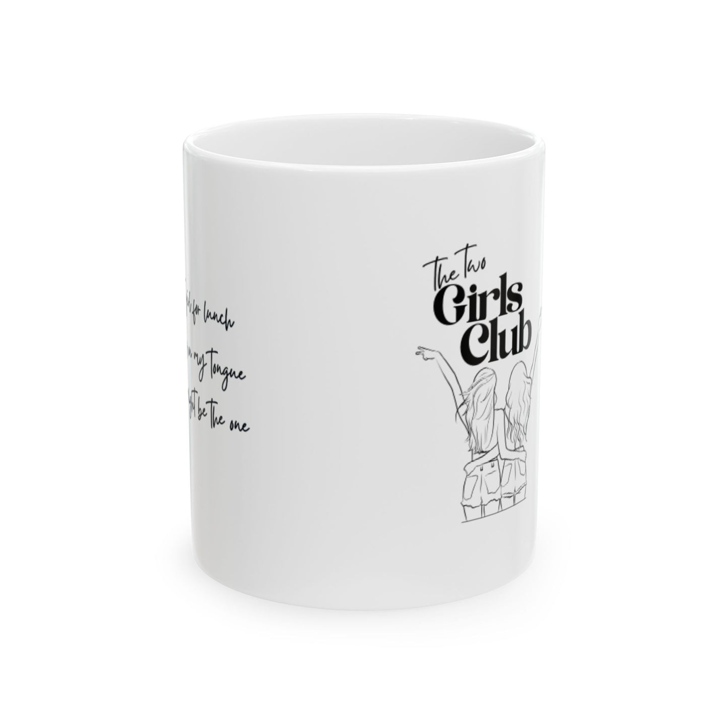 The Two Girls Club celebrates Lesbian Pride with a naughty Mug, Girls who like girls Mug, Sassy Lyrics Coffee Cup, LGBTQ Tea Mug,