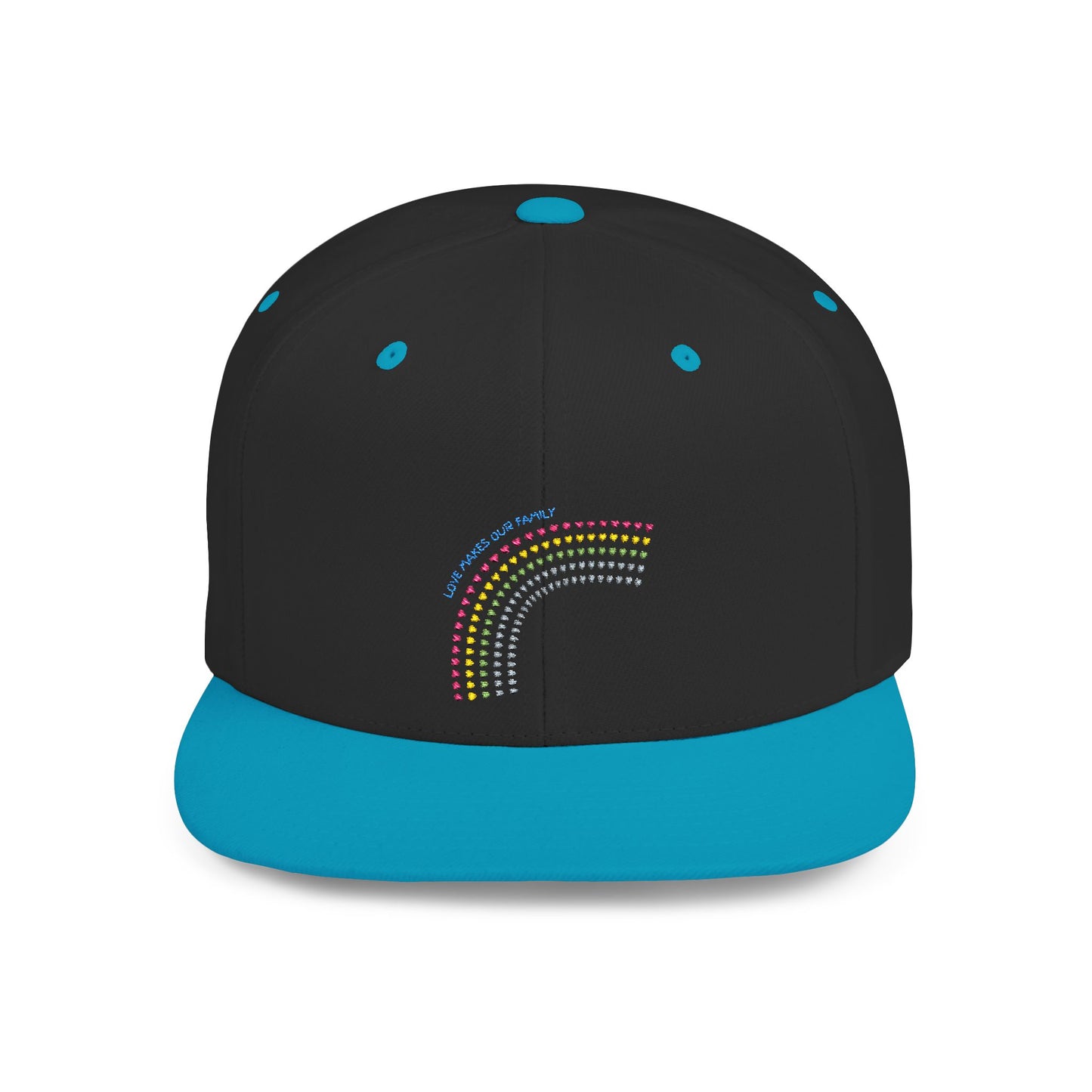 PRIDE LGBTQ+ FAMILY Snapback Cap, Fertility Awareness Hat, Embroidered Snapback, Pride Family matching caps