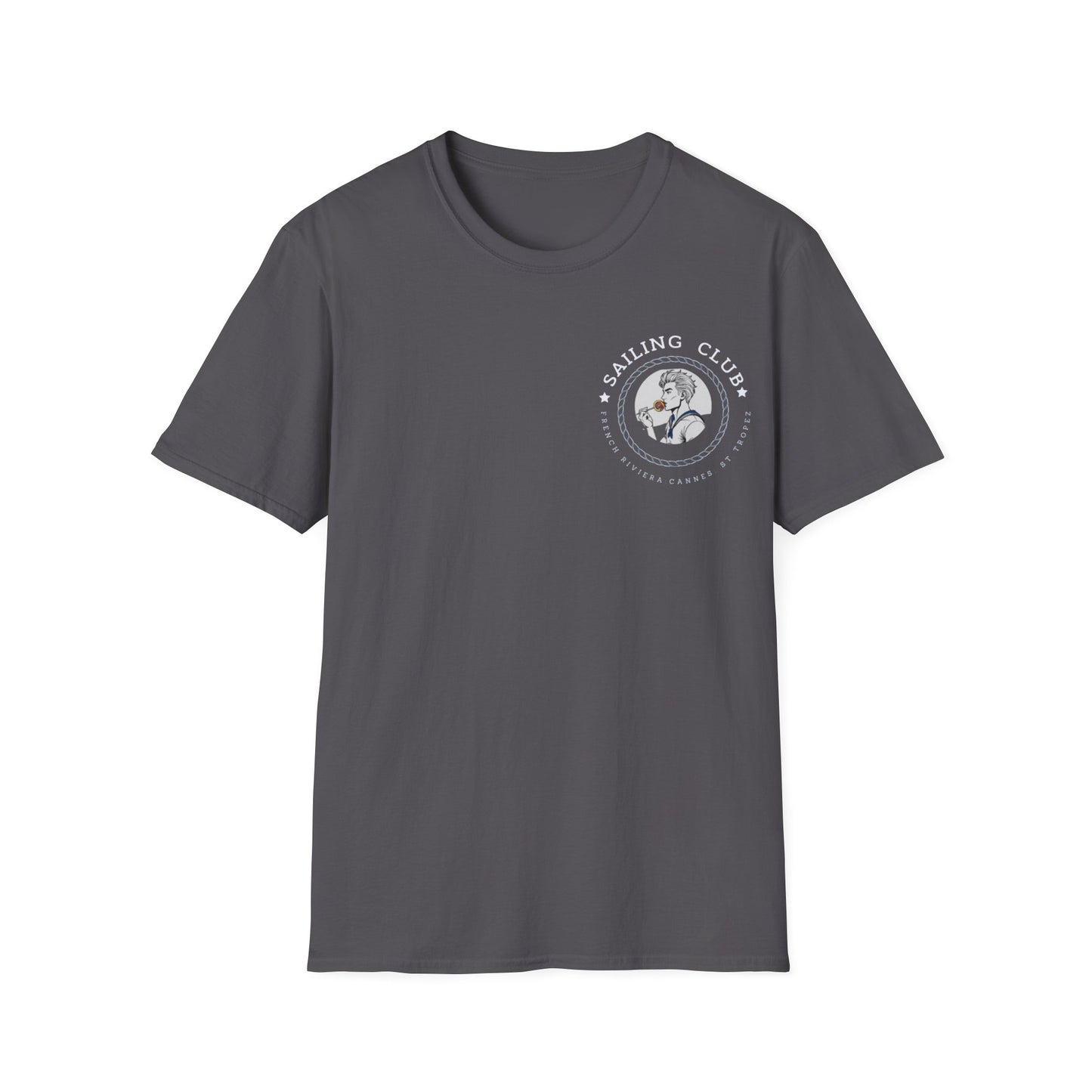 QUEER Sailing Club Unisex Softstyle T-Shirt - Fun Nautical Graphic Tee
