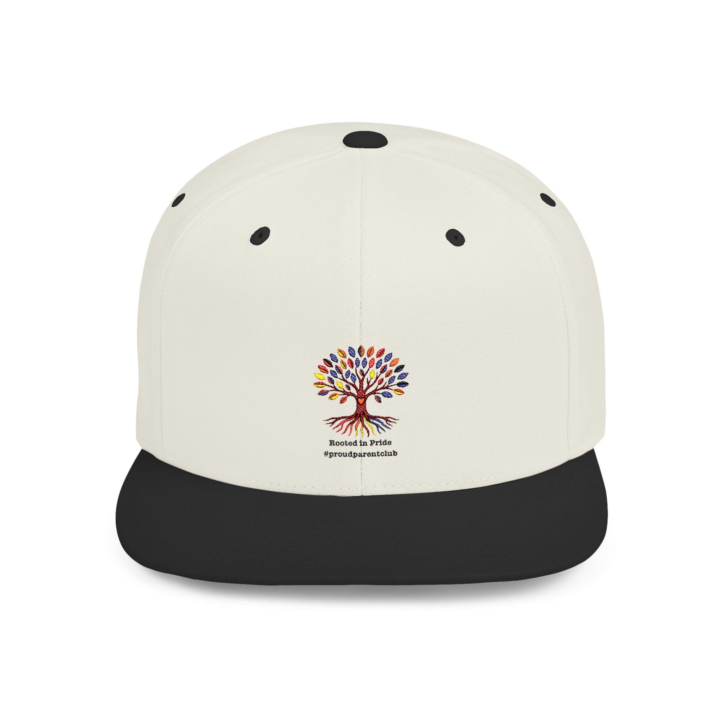 Snapback Cap Proud Parent of LGBTQ Offspring for Pride Support