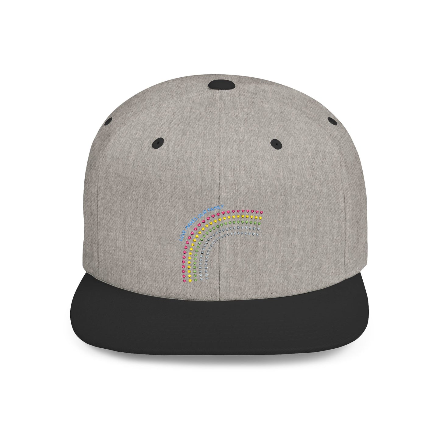 PRIDE LGBTQ+ FAMILY Snapback Cap, Fertility Awareness Hat, Embroidered Snapback, Pride Family matching caps