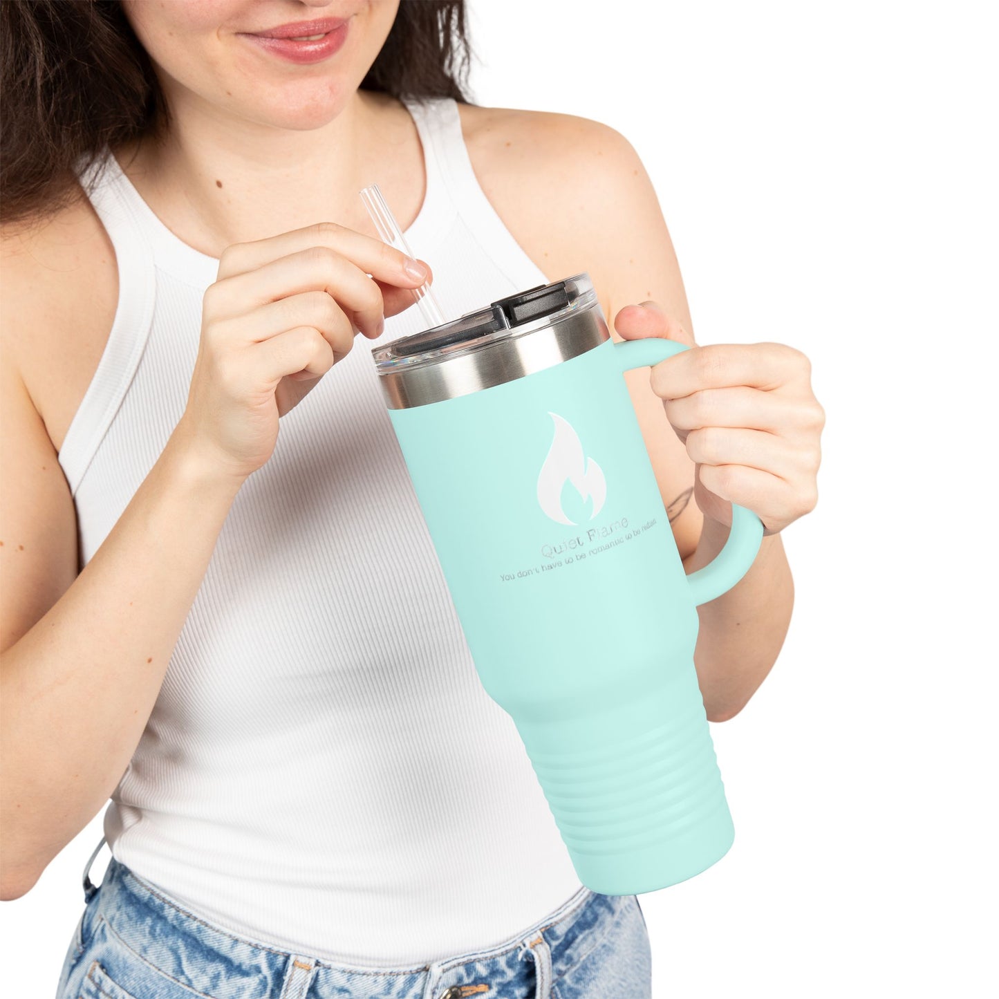 Ace & Aro Pride LGBTQ Insulated Mug, Playful Lyrics