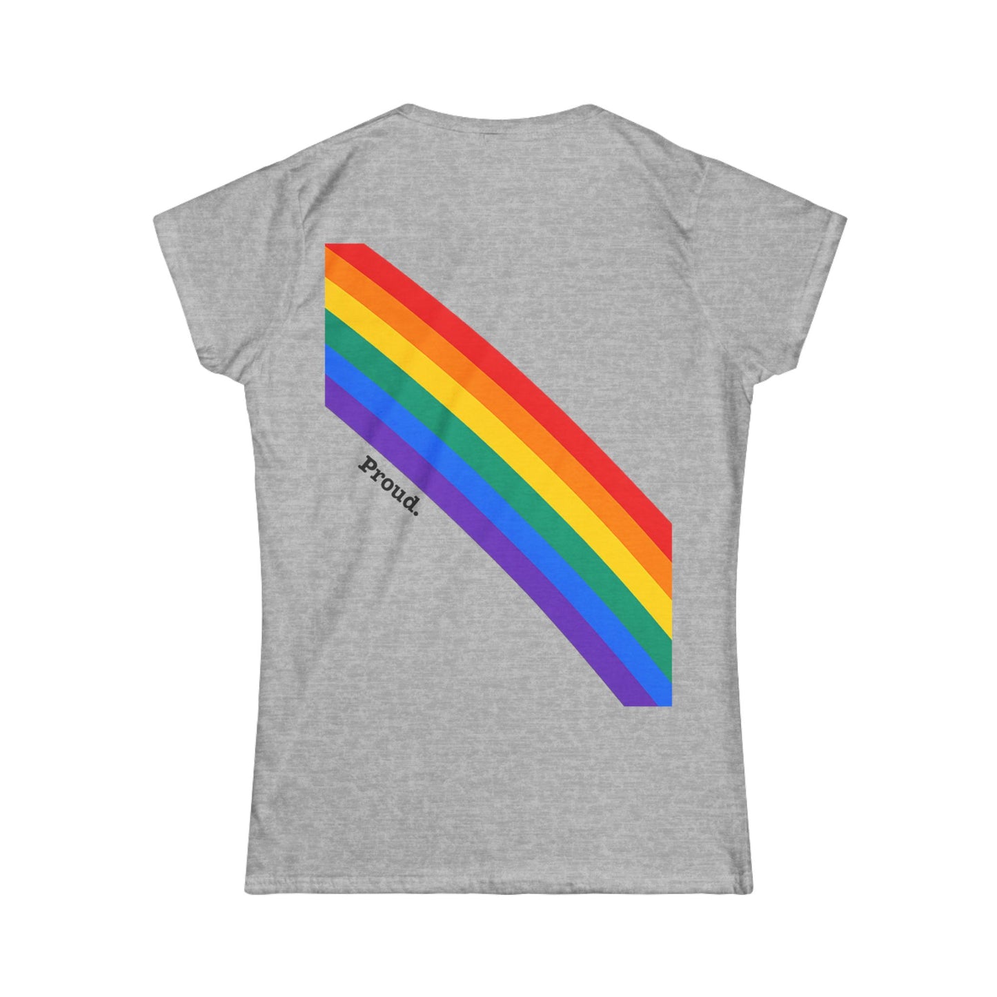 Pride Rainbow Tee - Love out loud & proud