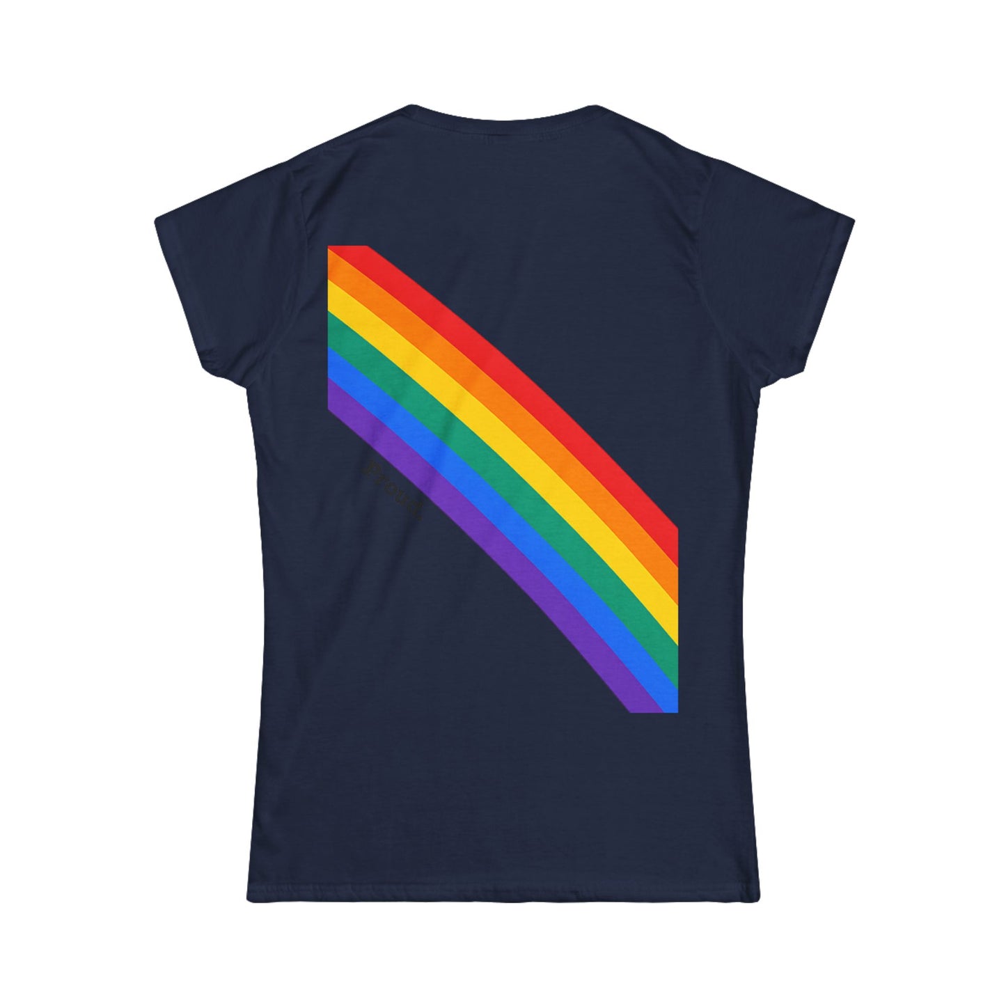 Pride Rainbow Tee - Love out loud & proud