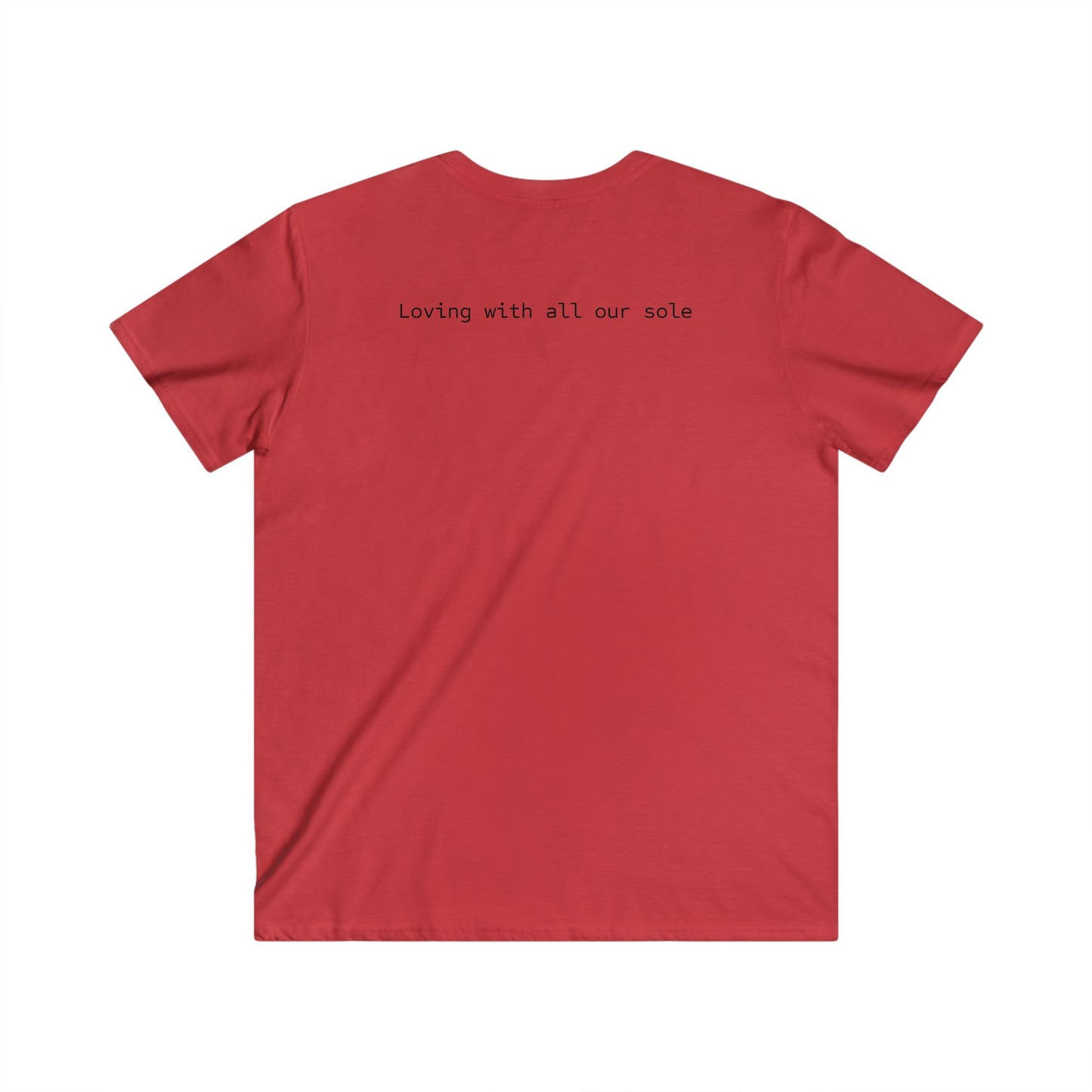 Two dads IVF Graphic Men's Fitted V-Neck Tee, Casual Wear, Pride Apparel, Summer Shirt, Unique Gift, Unisex Style