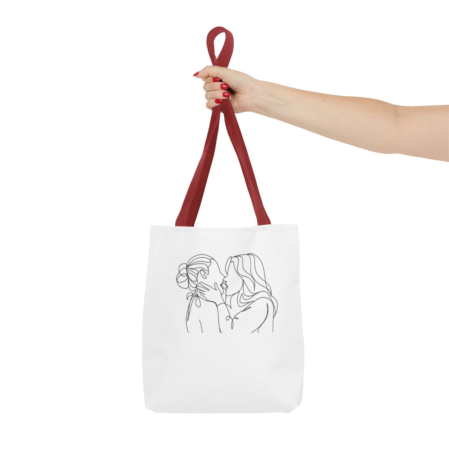 Lesbian Kiss Naughty Lyrics Tote Bag