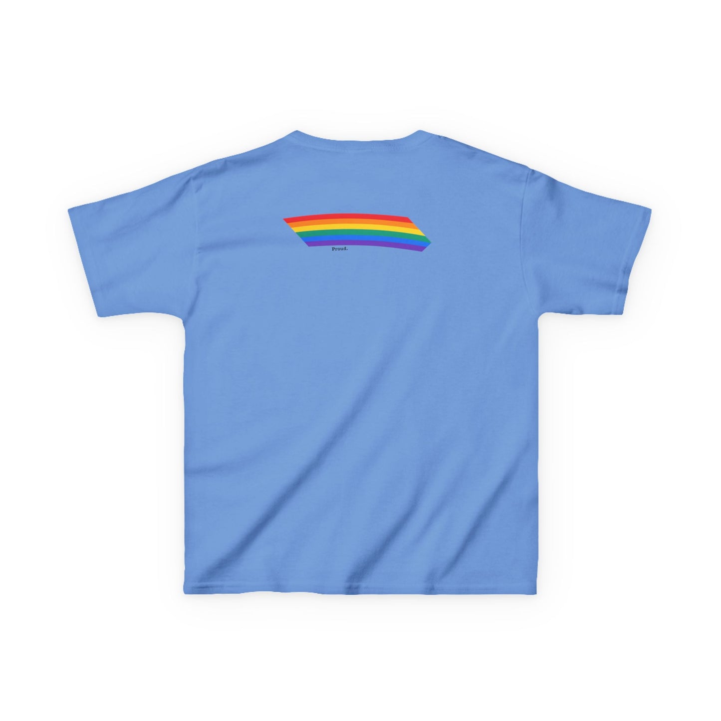 Kids Rainbow Graphic Tee - "Love out Loud" Design pride