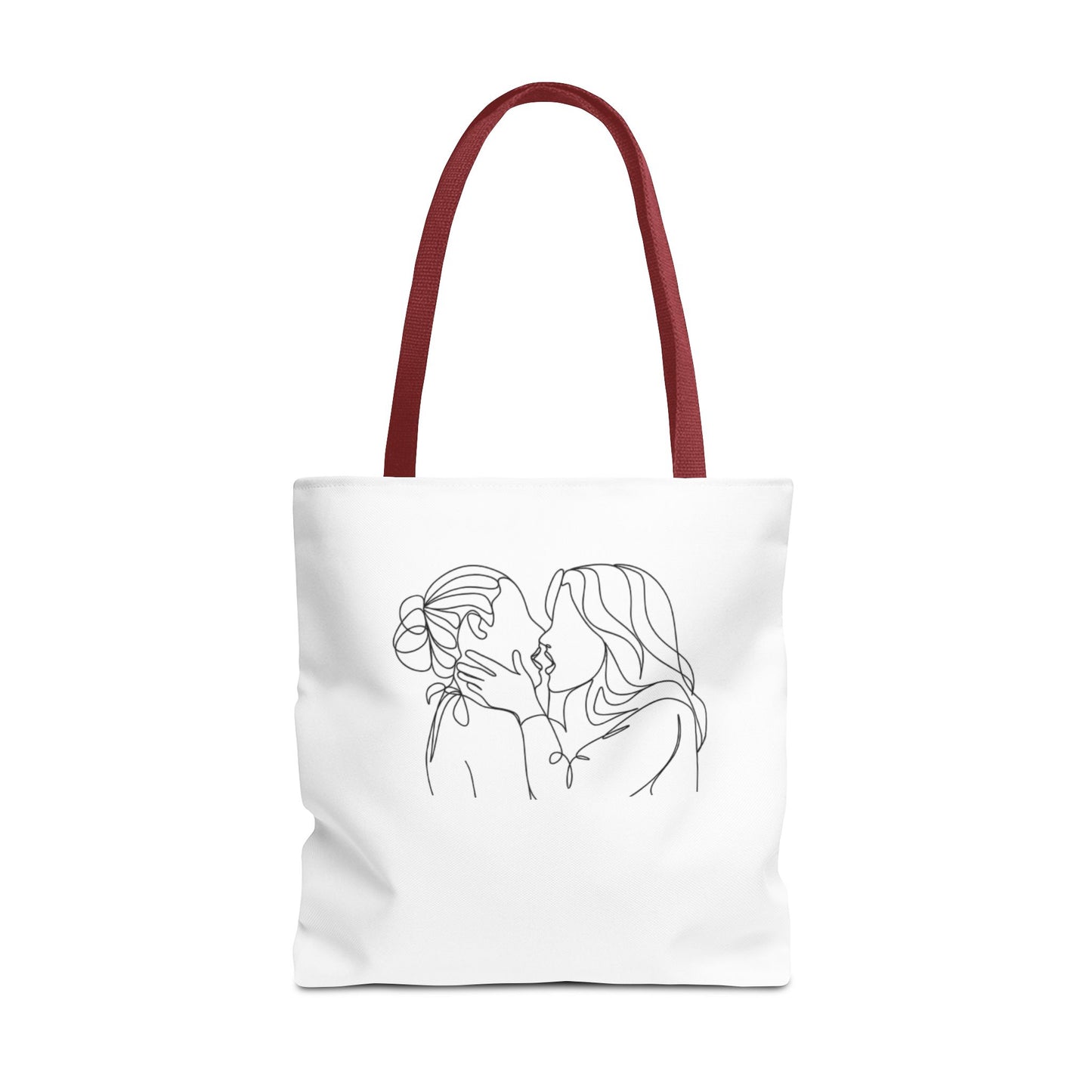 Lesbian Kiss Naughty Lyrics Tote Bag