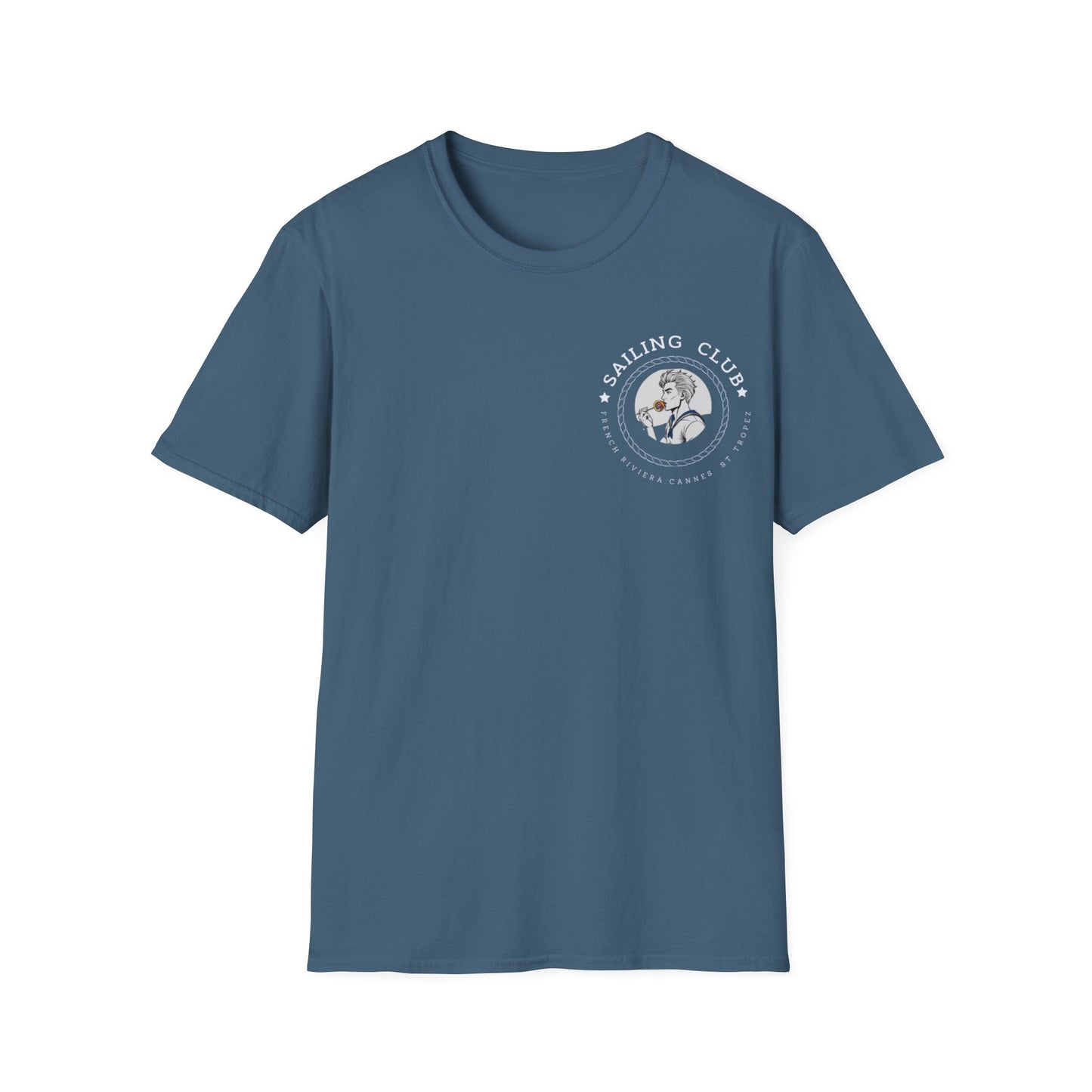 QUEER Sailing Club Unisex Softstyle T-Shirt - Fun Nautical Graphic Tee