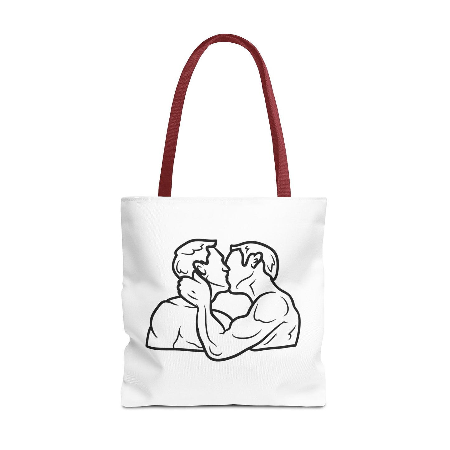 Queer Men Kissing Tote Bag
