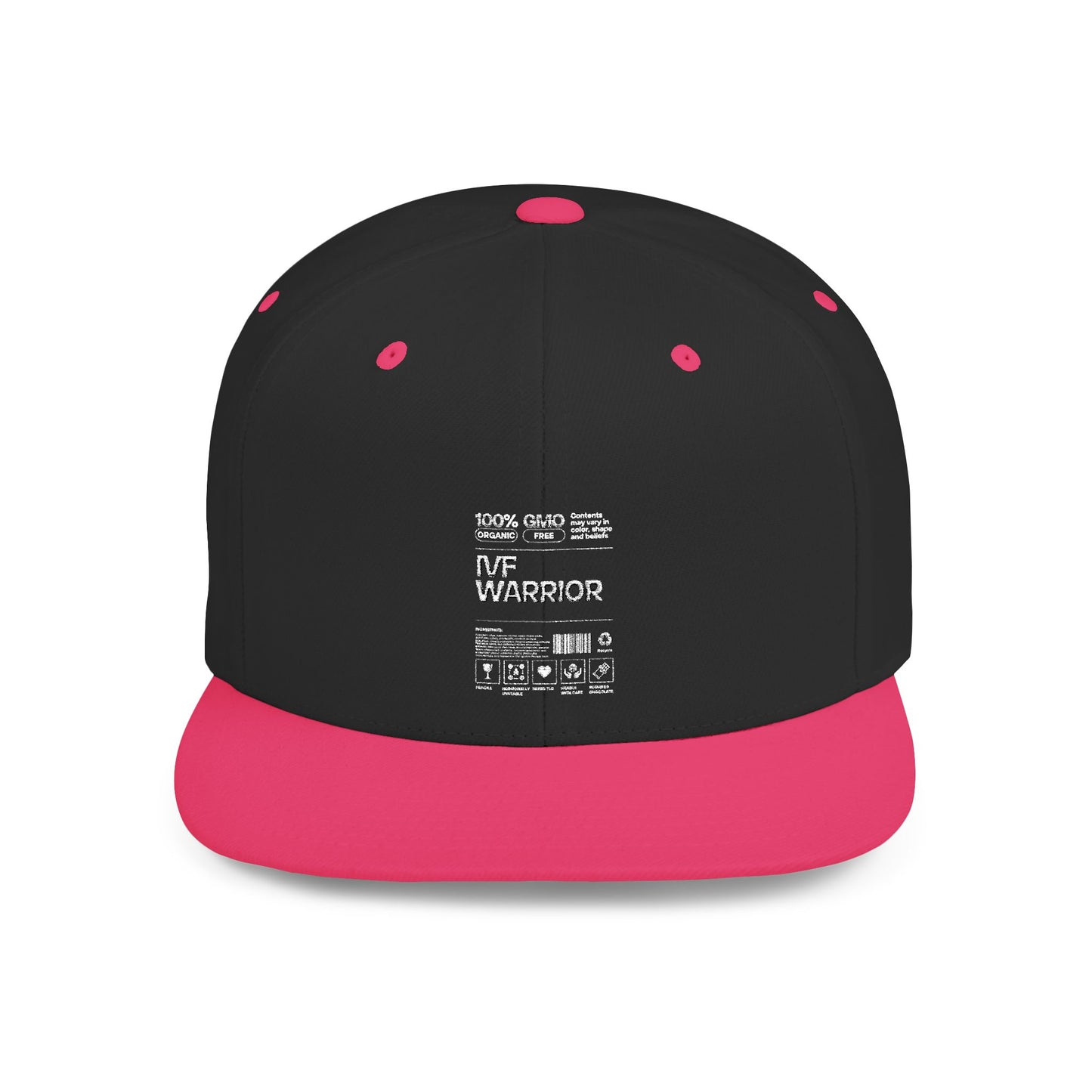IVF Warrior Snapback Cap, Fertility Awareness Hat, Embroidered Snapback, Infertility Support Cap, Snapback Cap for IVF Journey