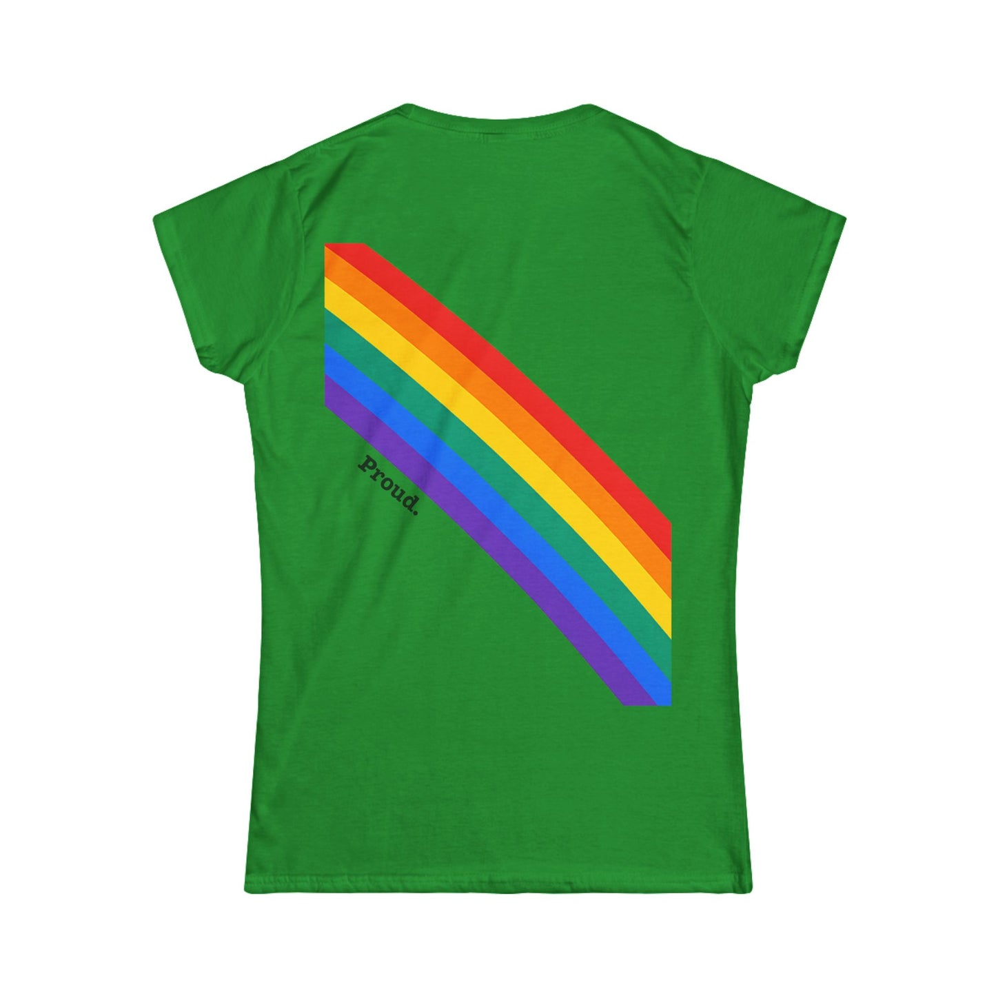 Pride Rainbow Tee - Love out loud & proud