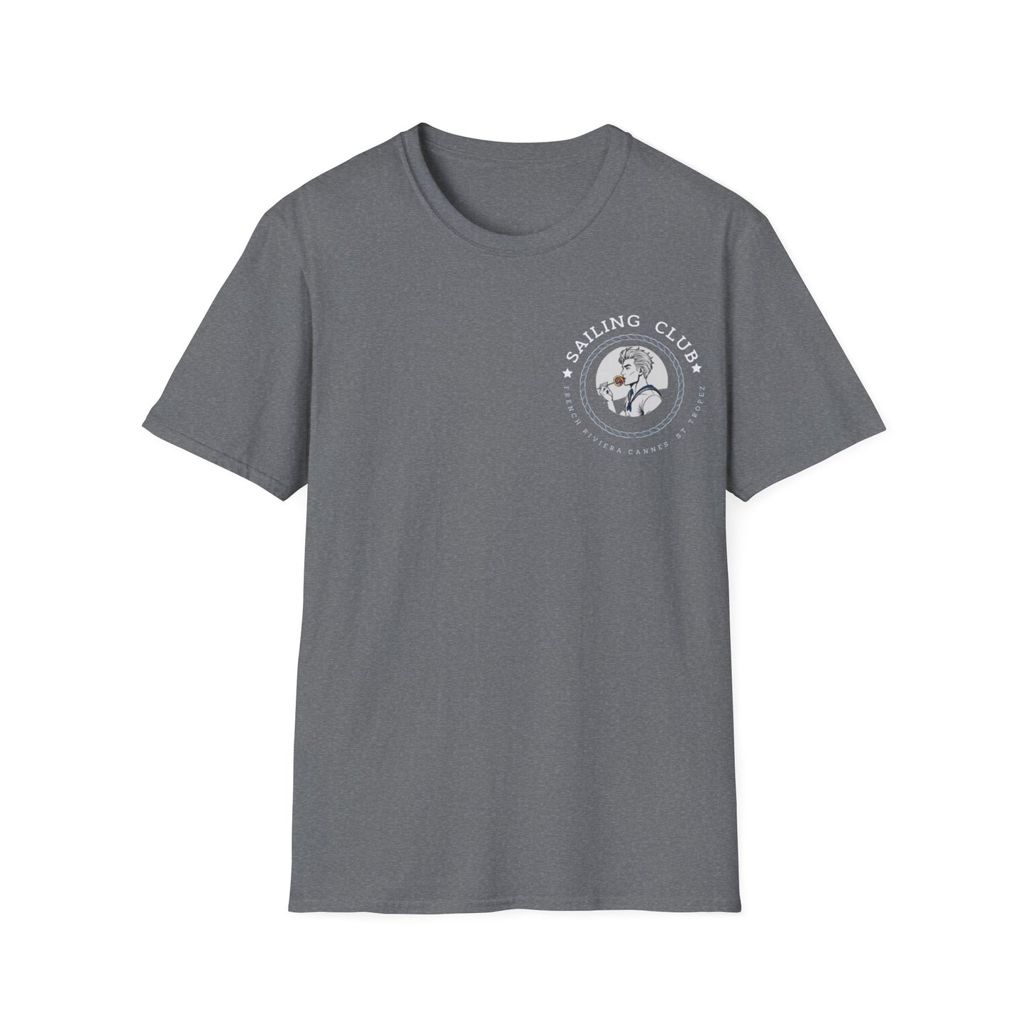 QUEER Sailing Club Unisex Softstyle T-Shirt - Fun Nautical Graphic Tee