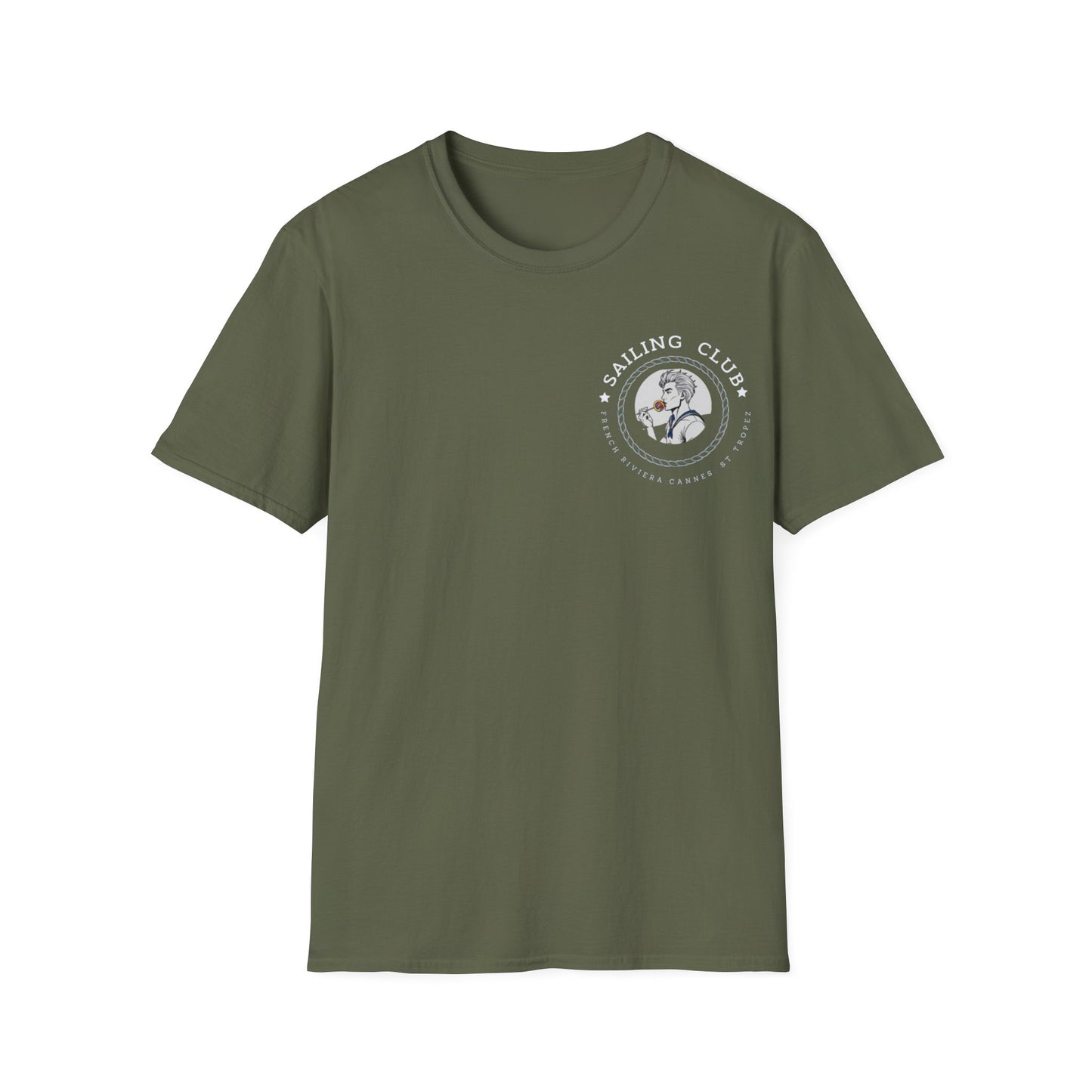 QUEER Sailing Club Unisex Softstyle T-Shirt - Fun Nautical Graphic Tee
