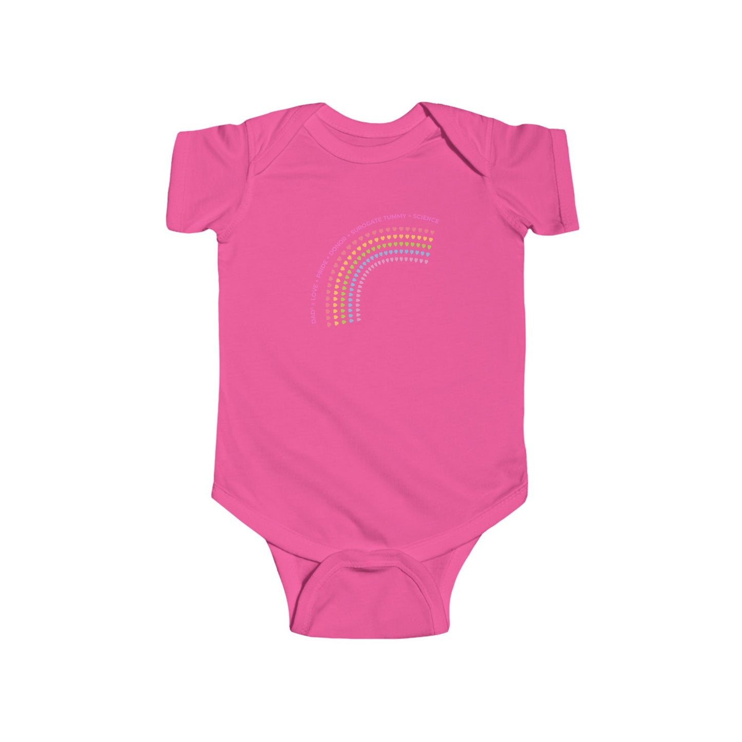 PRIDE Family Two Dads LGBTQ+ Onesie, Baby Shower Gift, Fun Babywear, Adorable Infant Apparel, Perfect for Celebrations