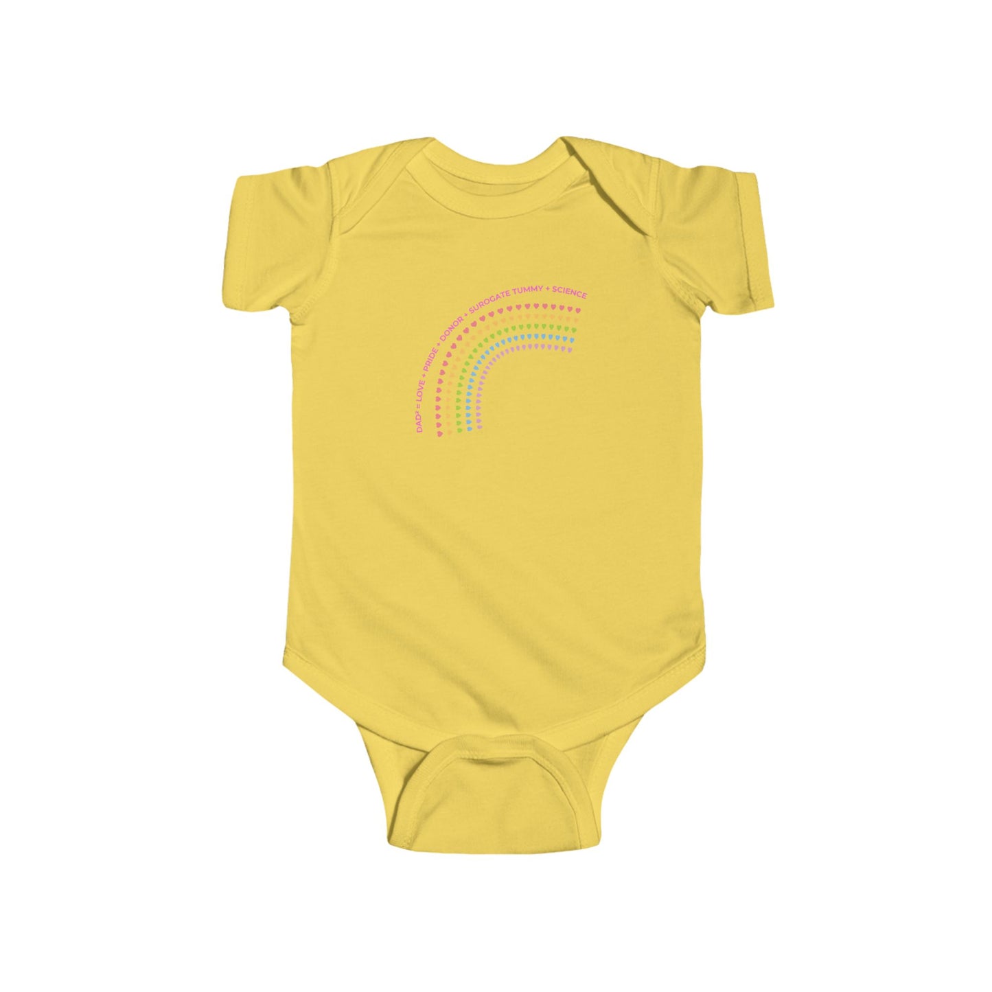 PRIDE Family Two Dads LGBTQ+ Onesie, Baby Shower Gift, Fun Babywear, Adorable Infant Apparel, Perfect for Celebrations