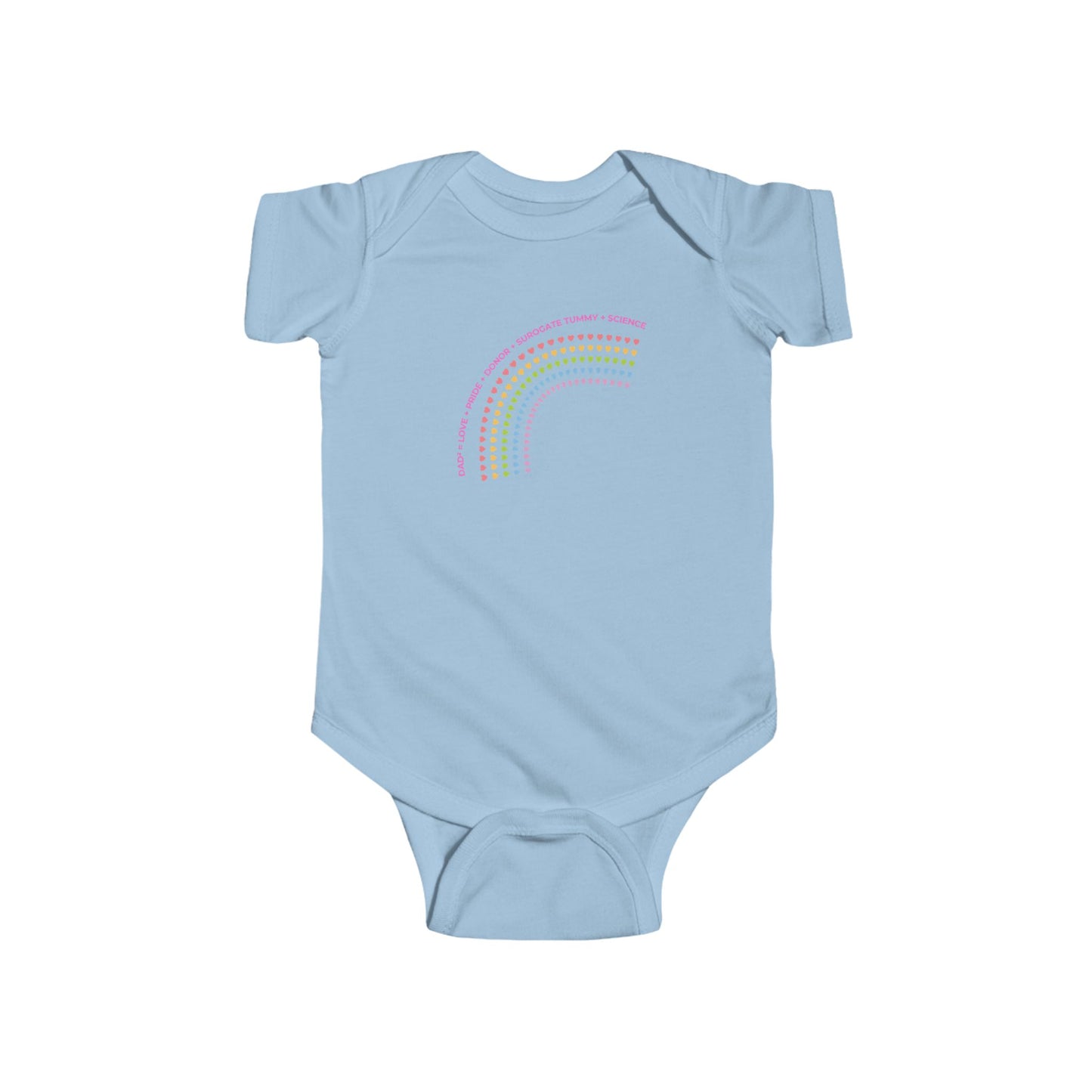PRIDE Family Two Dads LGBTQ+ Onesie, Baby Shower Gift, Fun Babywear, Adorable Infant Apparel, Perfect for Celebrations
