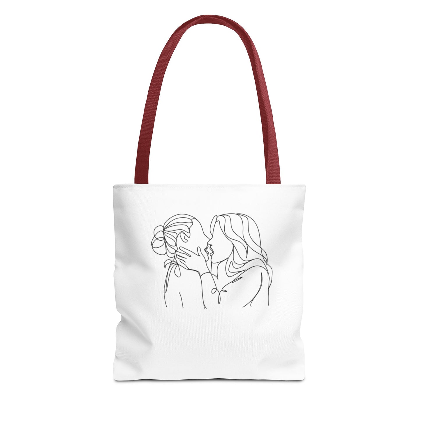 Lesbian Kiss Naughty Lyrics Tote Bag