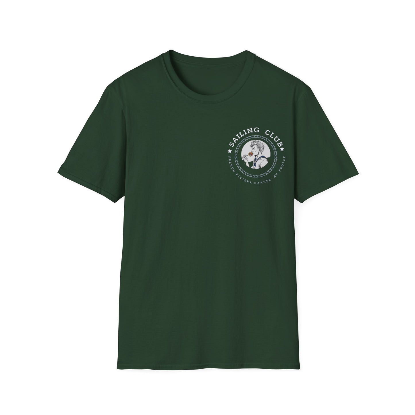 QUEER Sailing Club Unisex Softstyle T-Shirt - Fun Nautical Graphic Tee