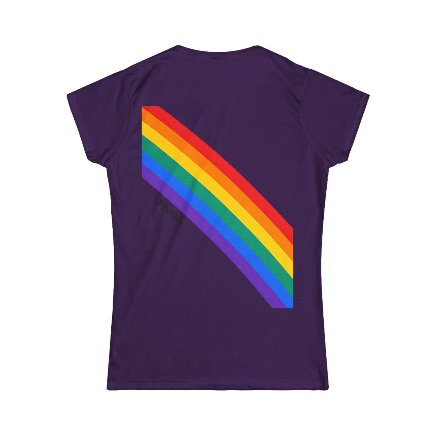 Pride Rainbow Tee - Love out loud & proud