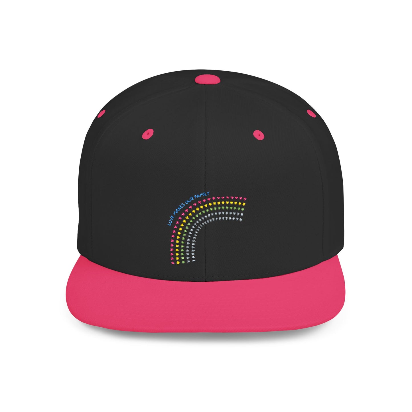 PRIDE LGBTQ+ FAMILY Snapback Cap, Fertility Awareness Hat, Embroidered Snapback, Pride Family matching caps