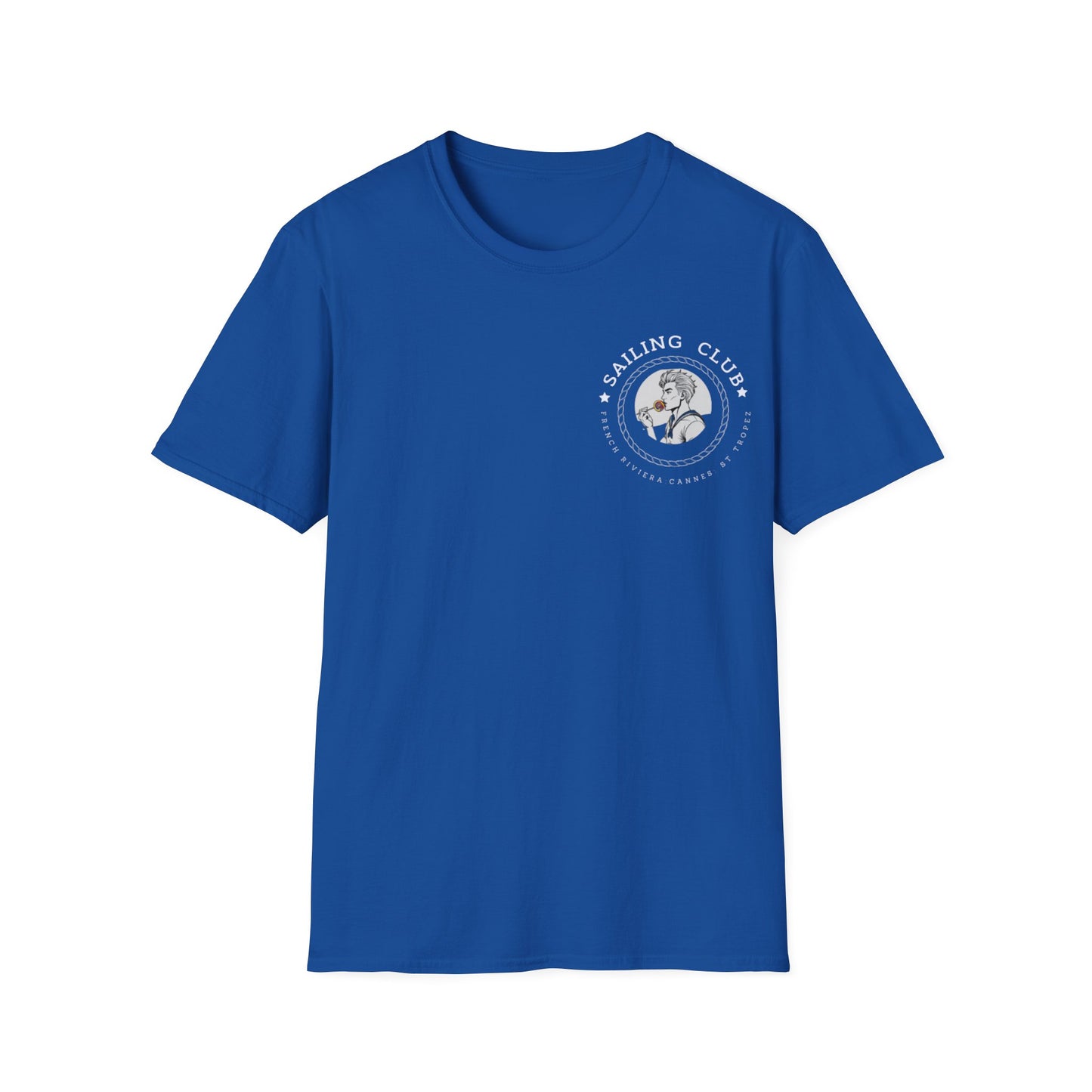QUEER Sailing Club Unisex Softstyle T-Shirt - Fun Nautical Graphic Tee