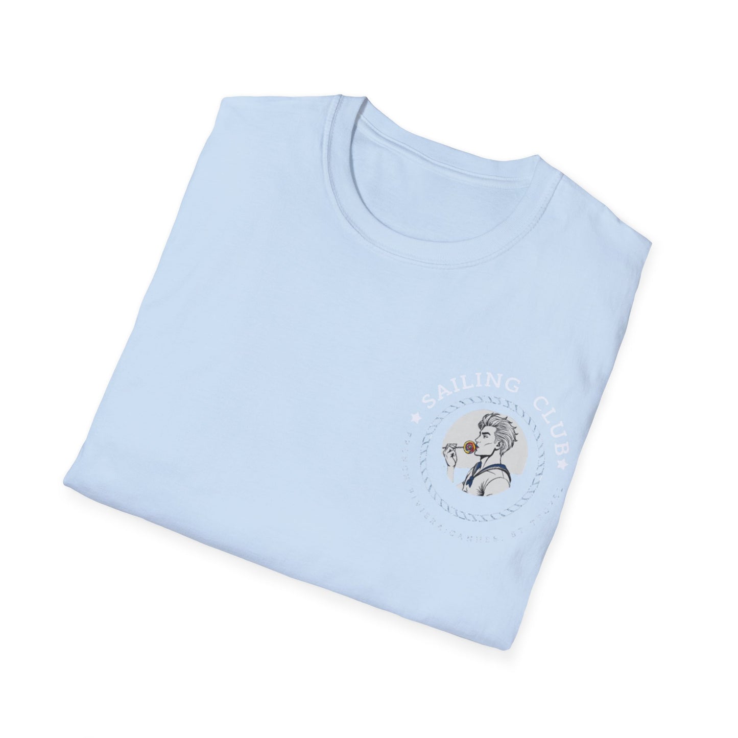 QUEER Sailing Club Unisex Softstyle T-Shirt - Fun Nautical Graphic Tee