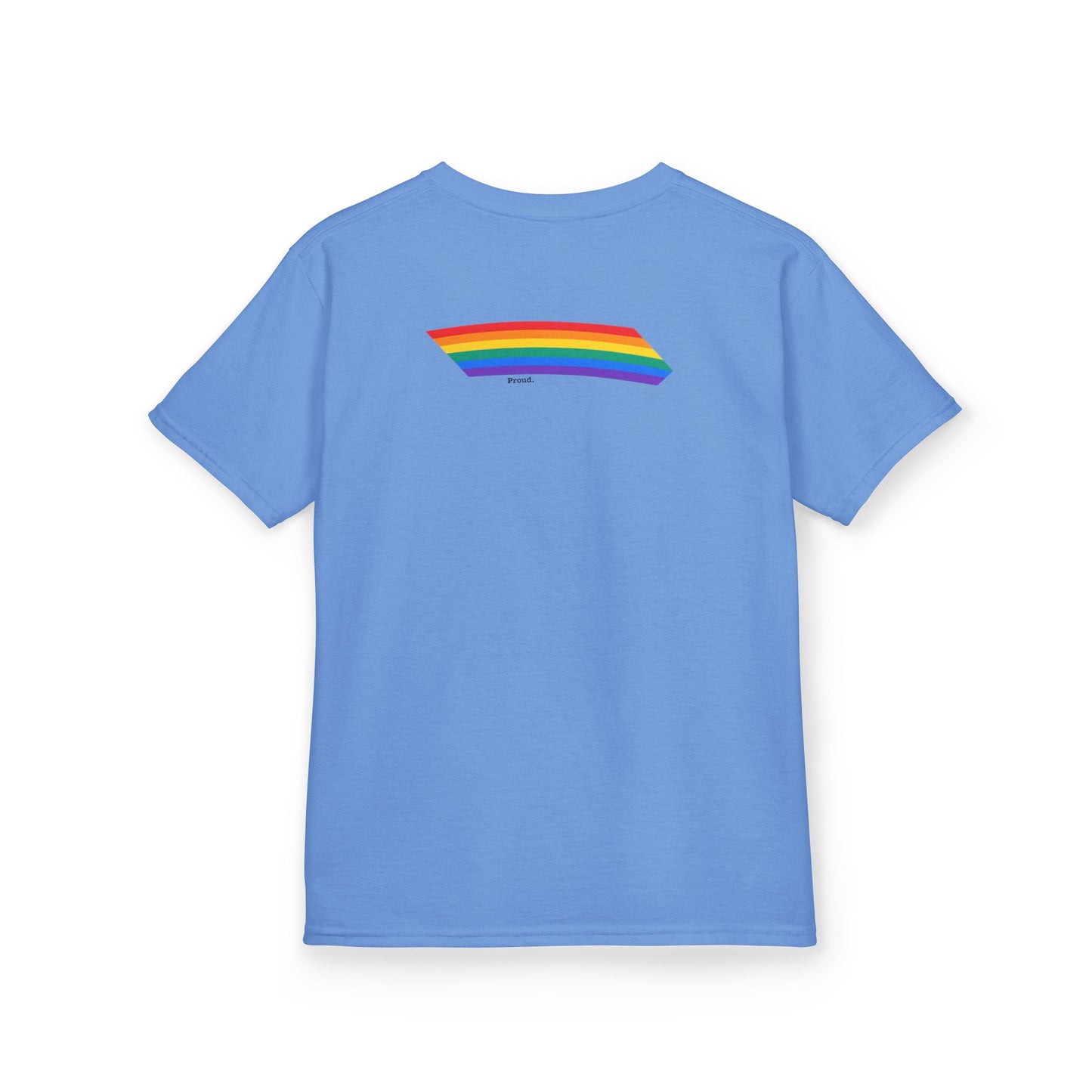 Kids Rainbow Graphic Tee - "Love out Loud" Design pride