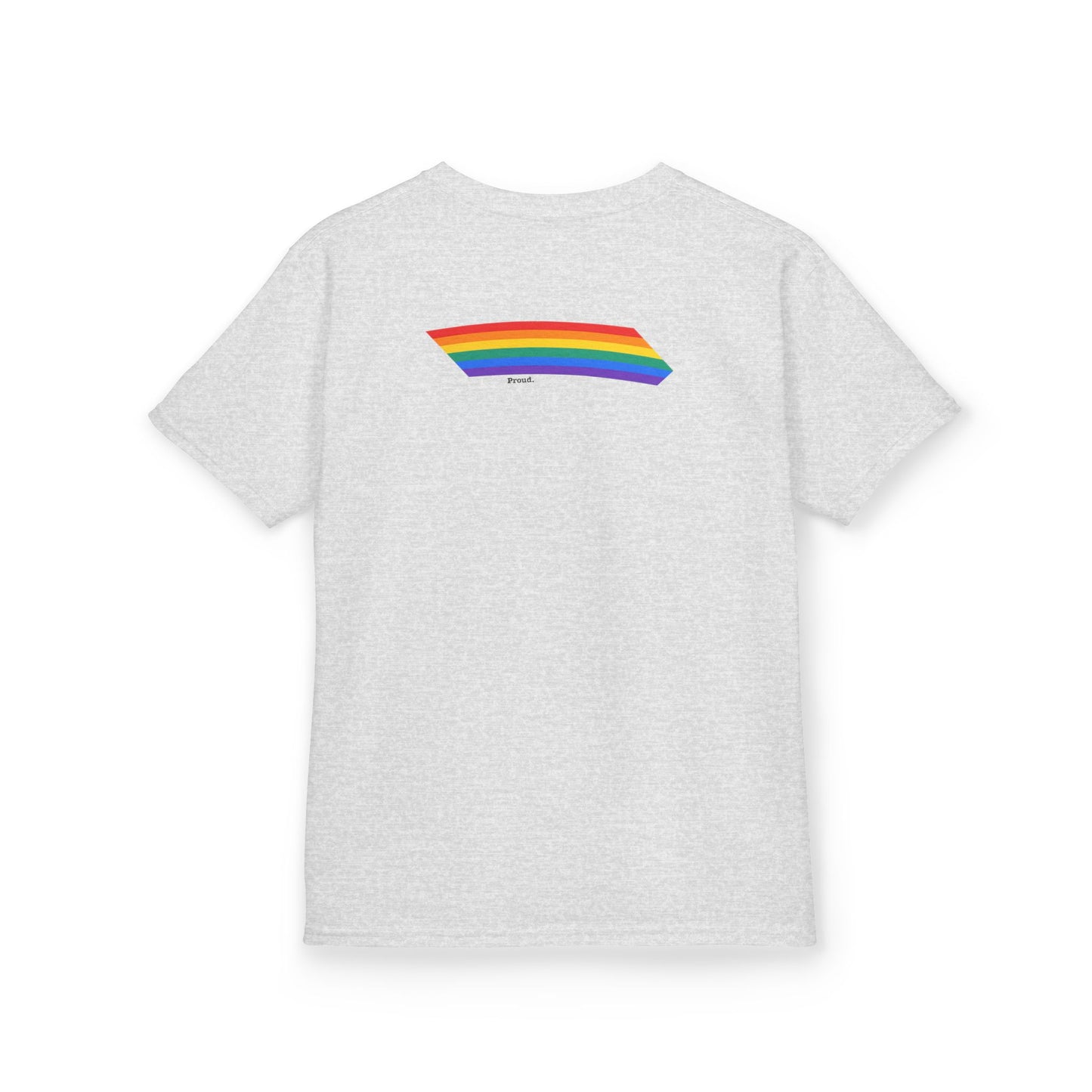 Kids Rainbow Graphic Tee - "Love out Loud" Design pride
