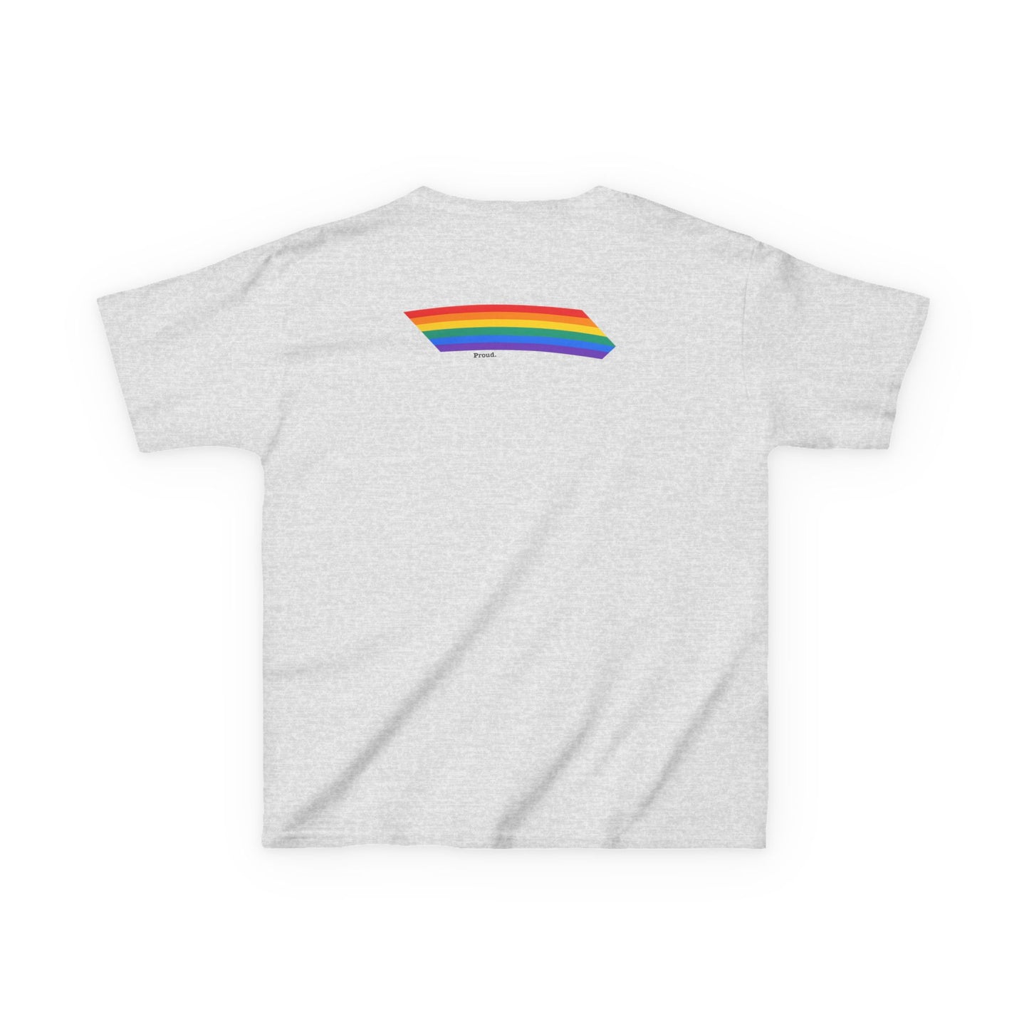 Kids Rainbow Graphic Tee - "Love out Loud" Design pride