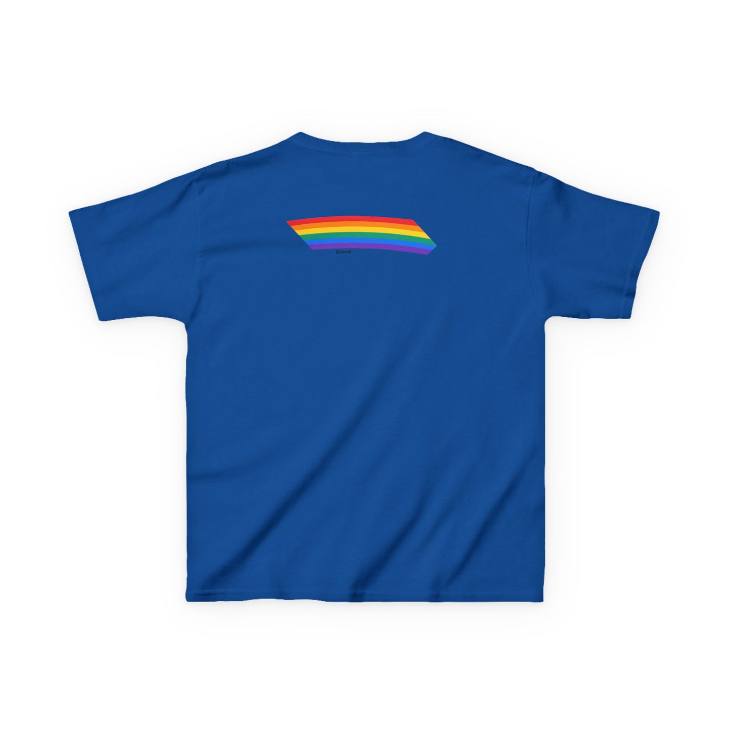 Kids Rainbow Graphic Tee - "Love out Loud" Design pride