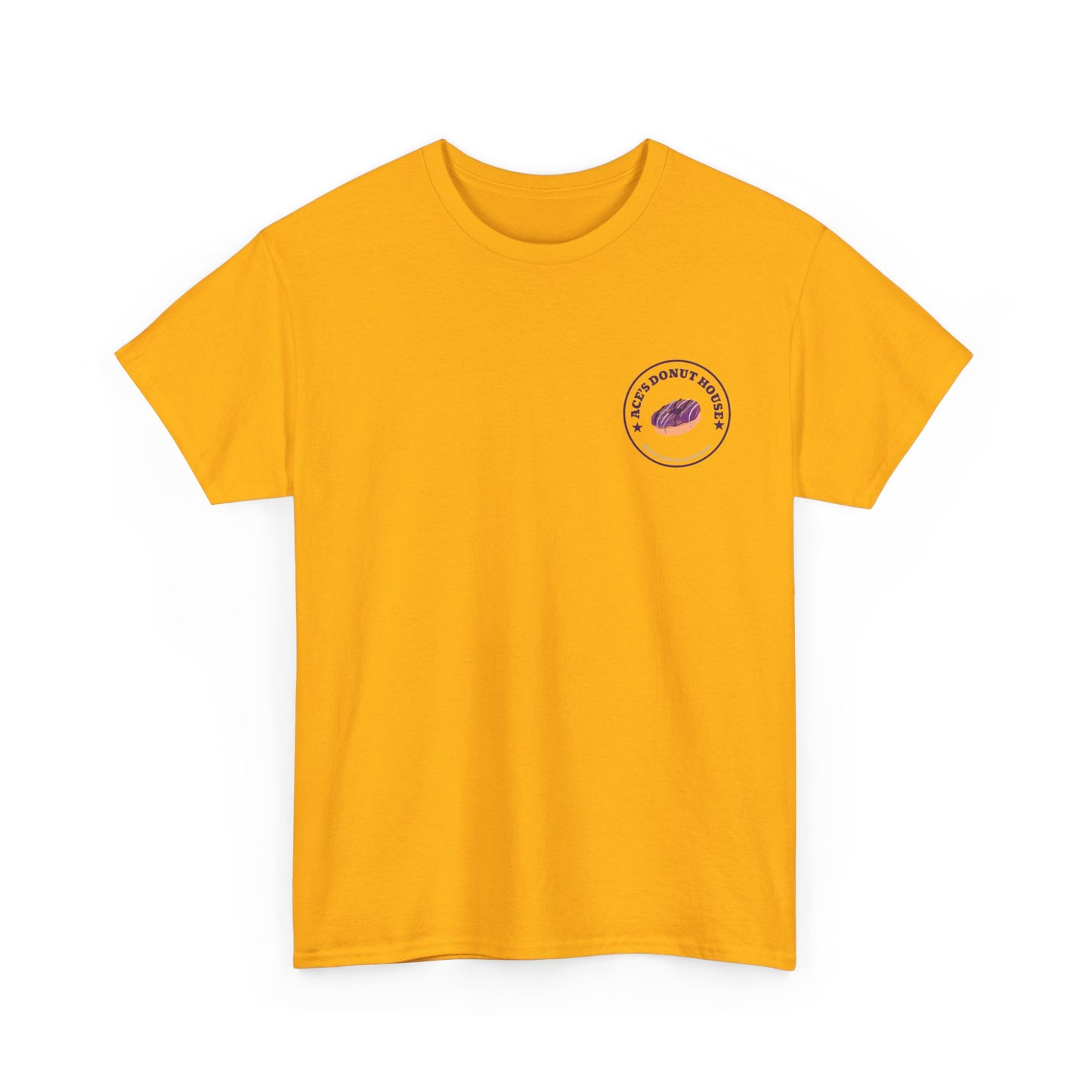 Unisex Heavy Cotton Tee - Ace and Aro fun tee "donut need sex or romance" Casual T-Shirt