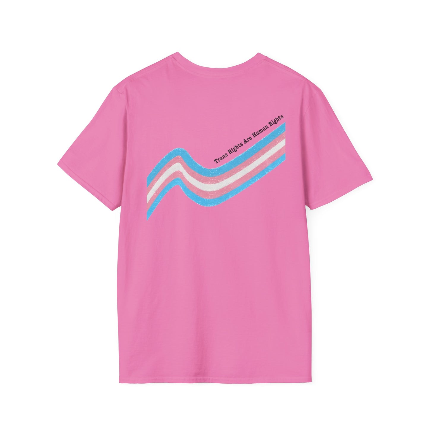 Unisex Softstyle T-Shirt - Trans Rights are Human Rights, Human Rights are Universal, LGBTQ+ Pride, Comfortable Casual Wear