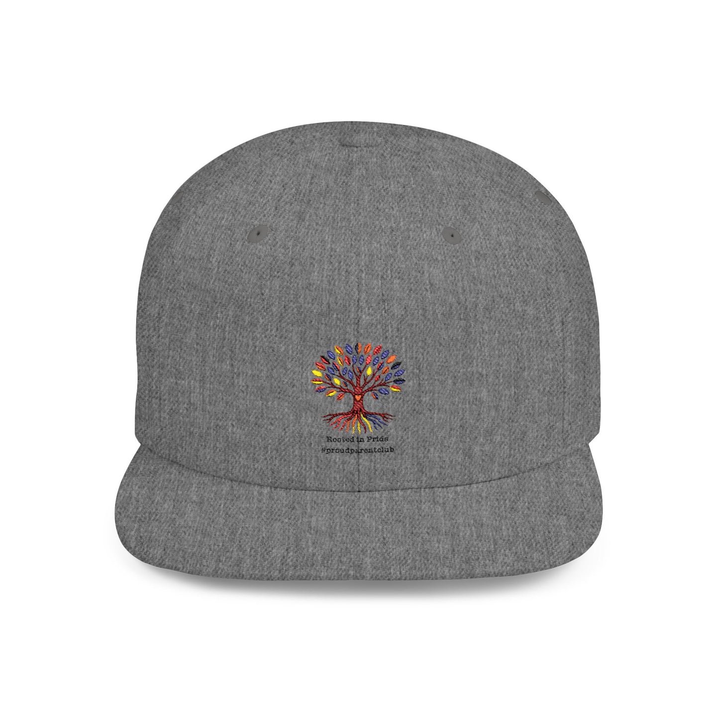 Snapback Cap Proud Parent of LGBTQ Offspring for Pride Support