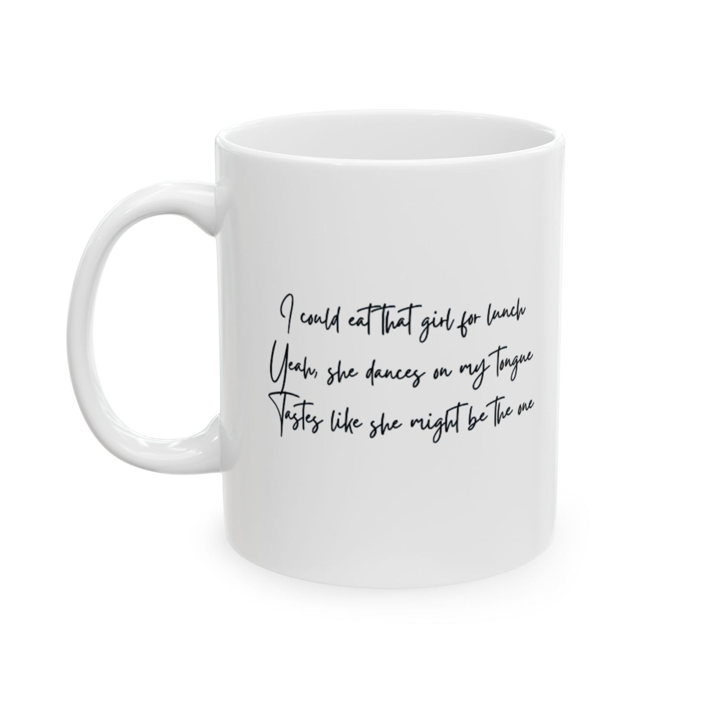 The Two Girls Club celebrates Lesbian Pride with a naughty Mug, Girls who like girls Mug, Sassy Lyrics Coffee Cup, LGBTQ Tea Mug,