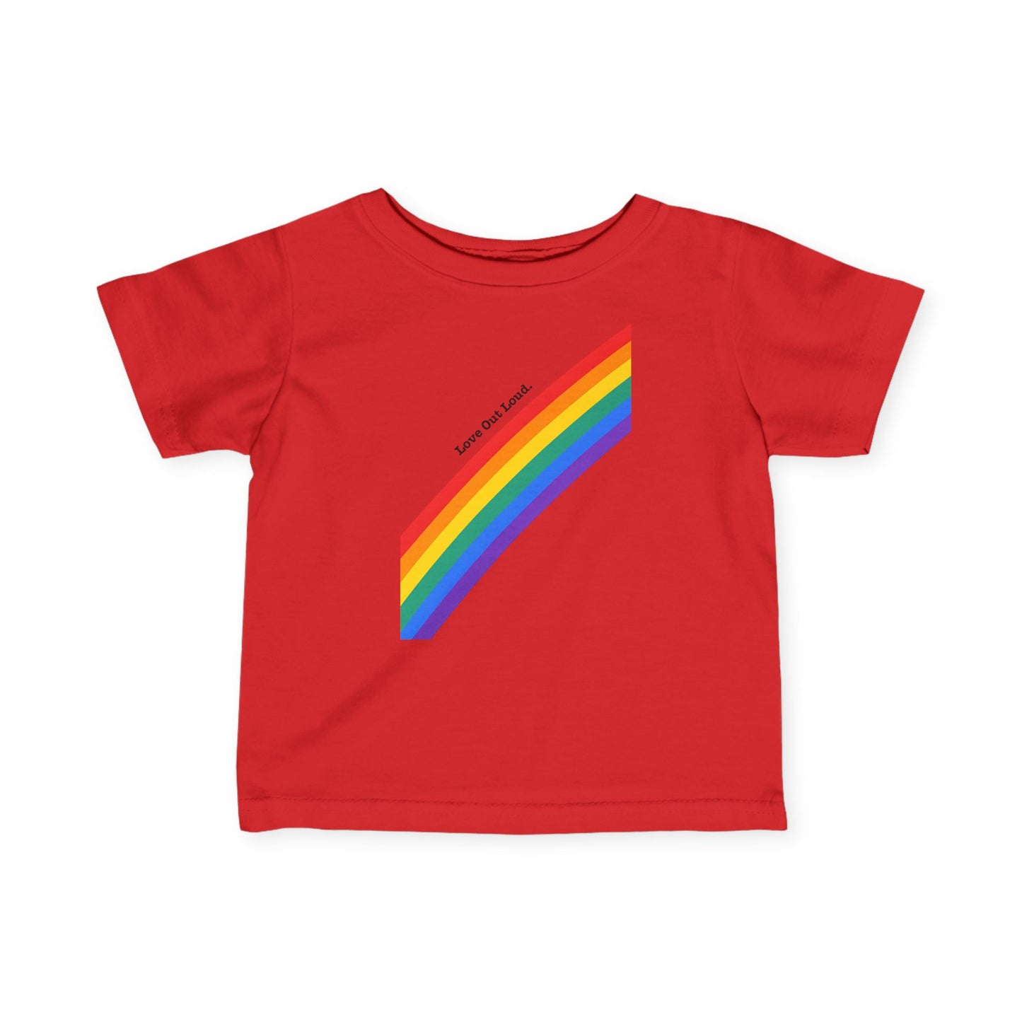 Rainbow Pride Infant Tee - Celebrate Love and Diversity