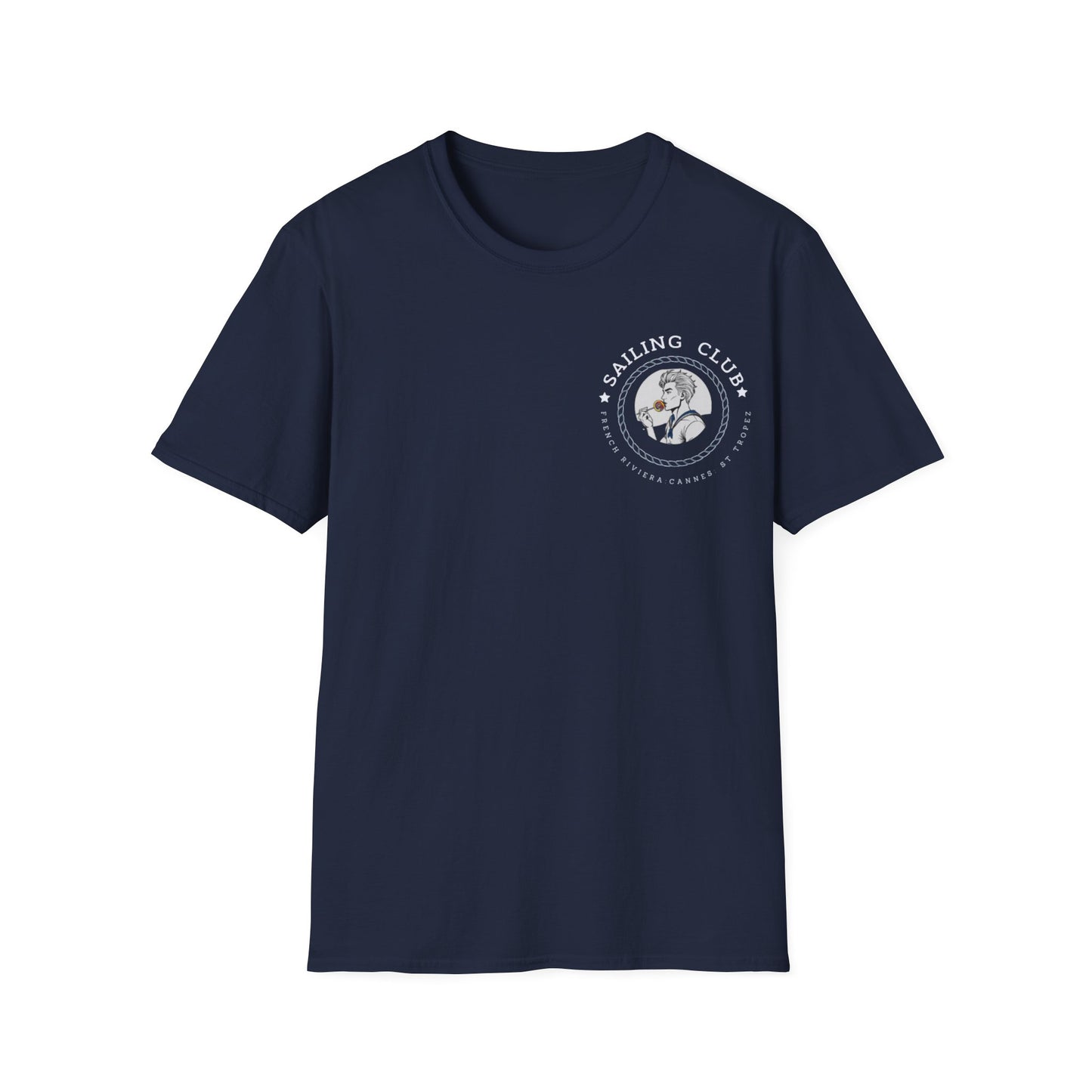 QUEER Sailing Club Unisex Softstyle T-Shirt - Fun Nautical Graphic Tee
