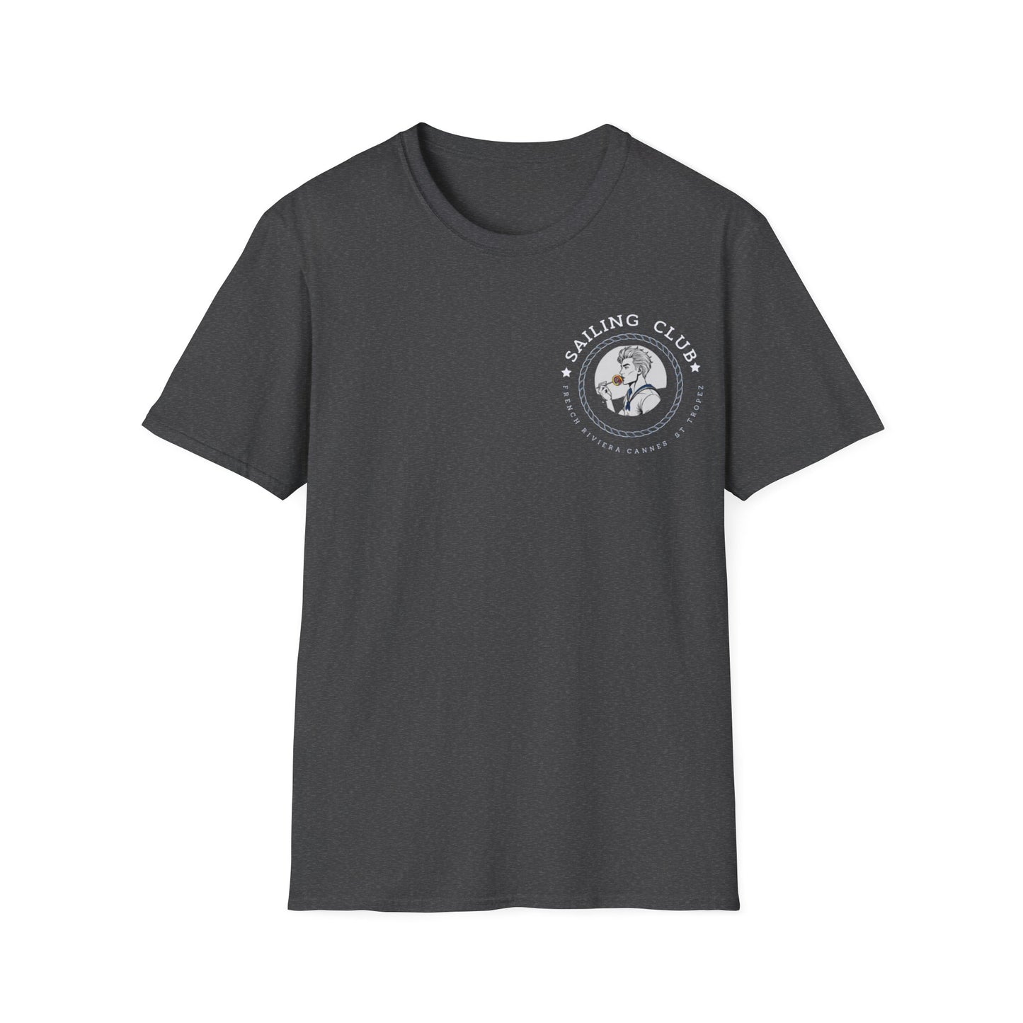 QUEER Sailing Club Unisex Softstyle T-Shirt - Fun Nautical Graphic Tee