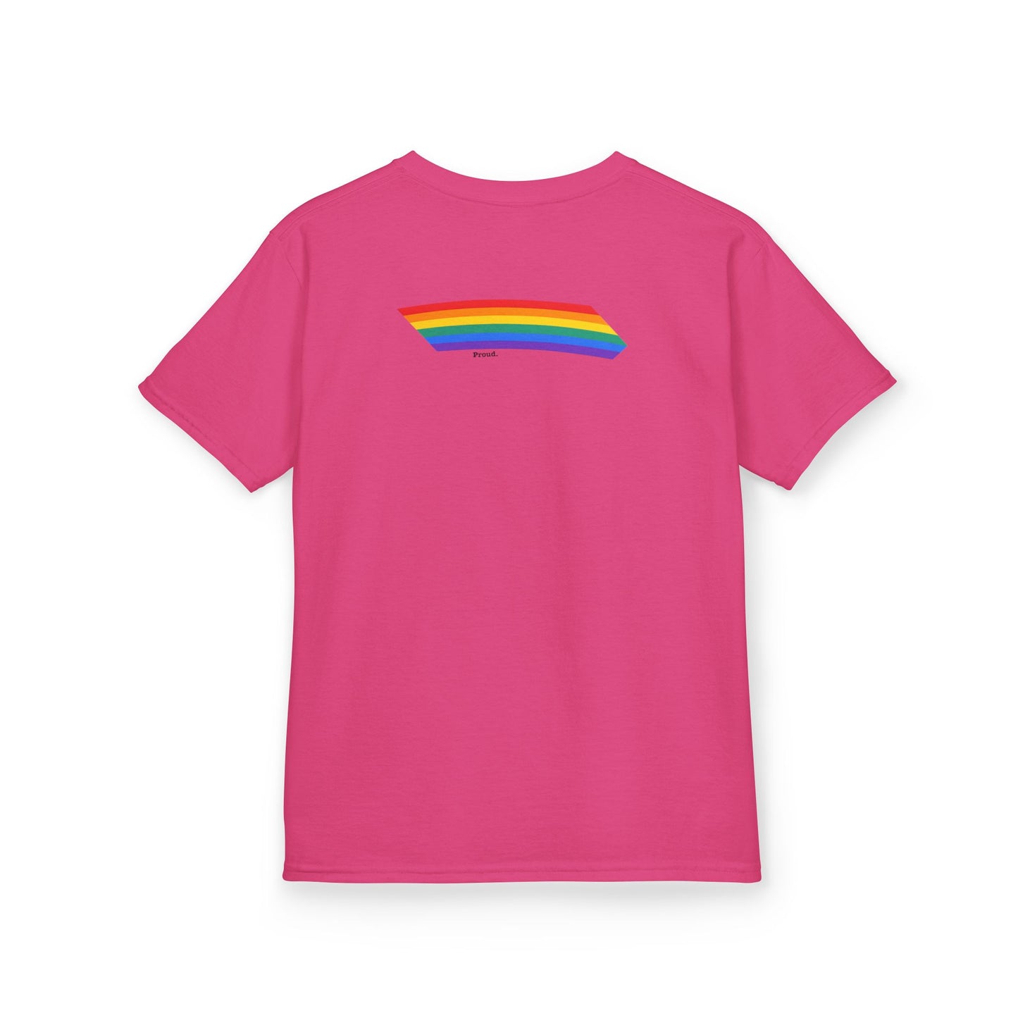 Kids Rainbow Graphic Tee - "Love out Loud" Design pride