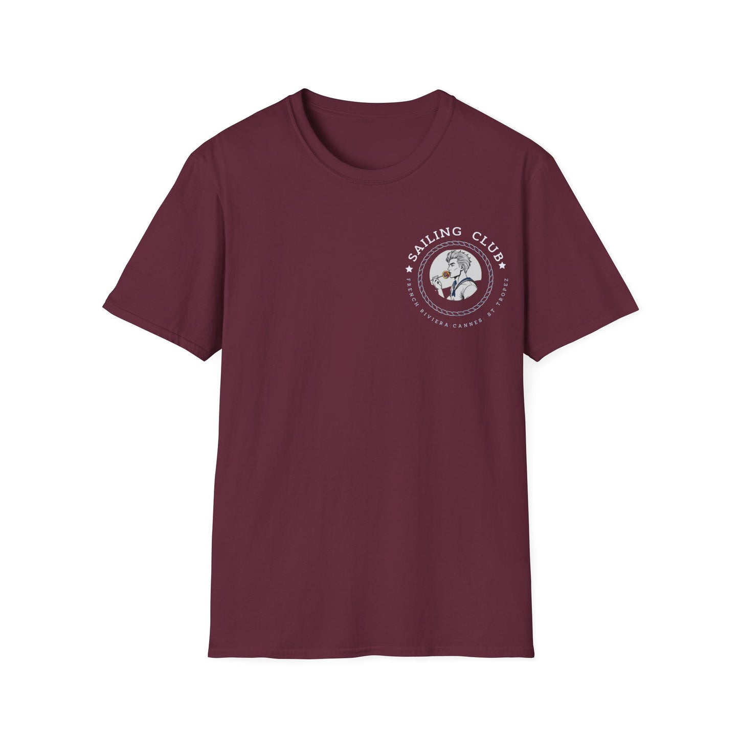 QUEER Sailing Club Unisex Softstyle T-Shirt - Fun Nautical Graphic Tee