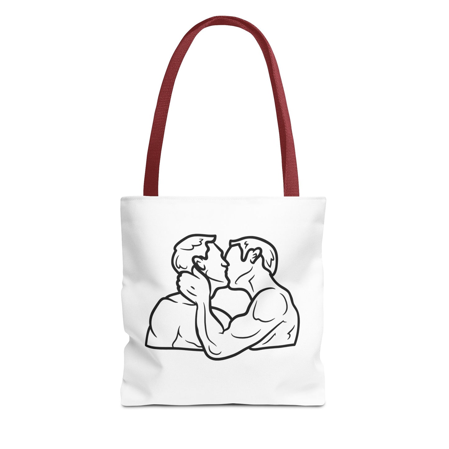 Queer Men Kissing Tote Bag